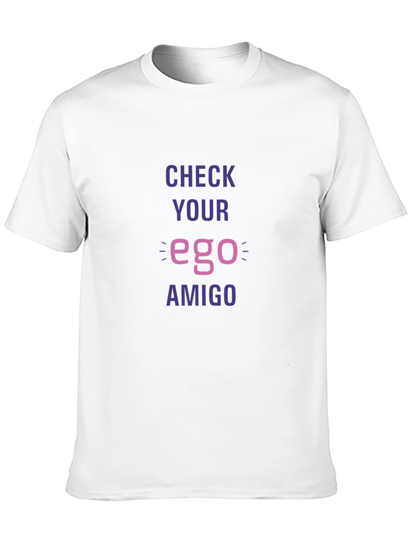 Check Your Ego Amigo Black T-Shirt