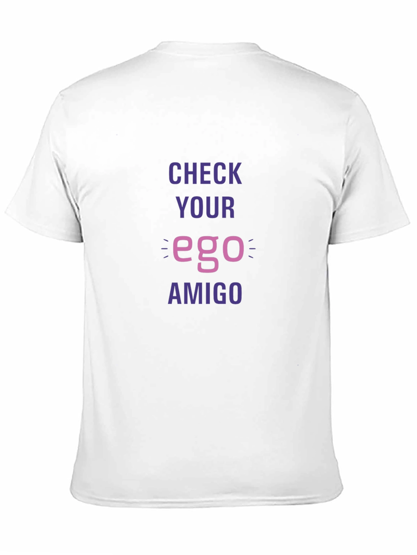 Check Your Ego Amigo Black T-Shirt