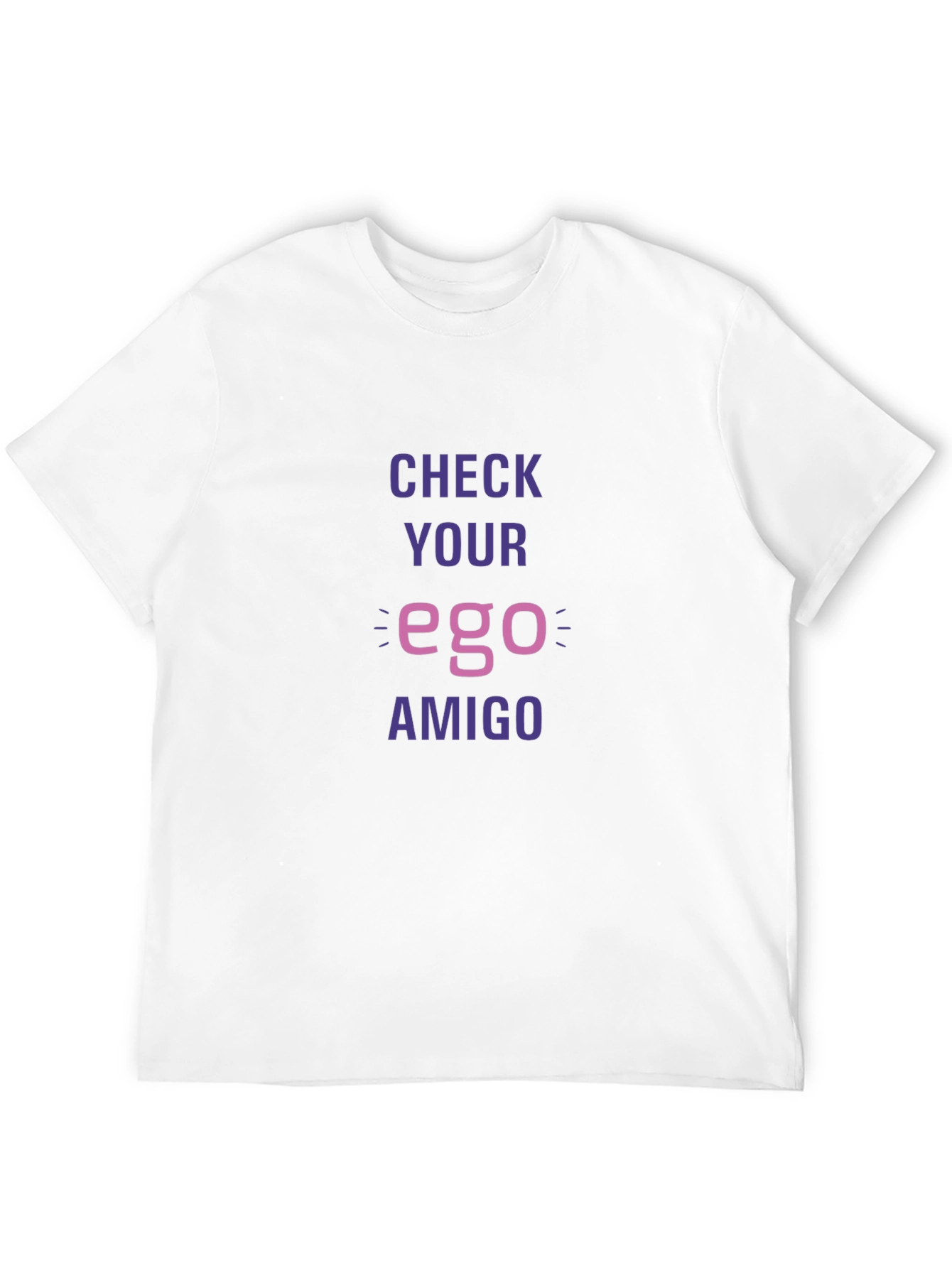 Check Your Ego Amigo Black T-Shirt