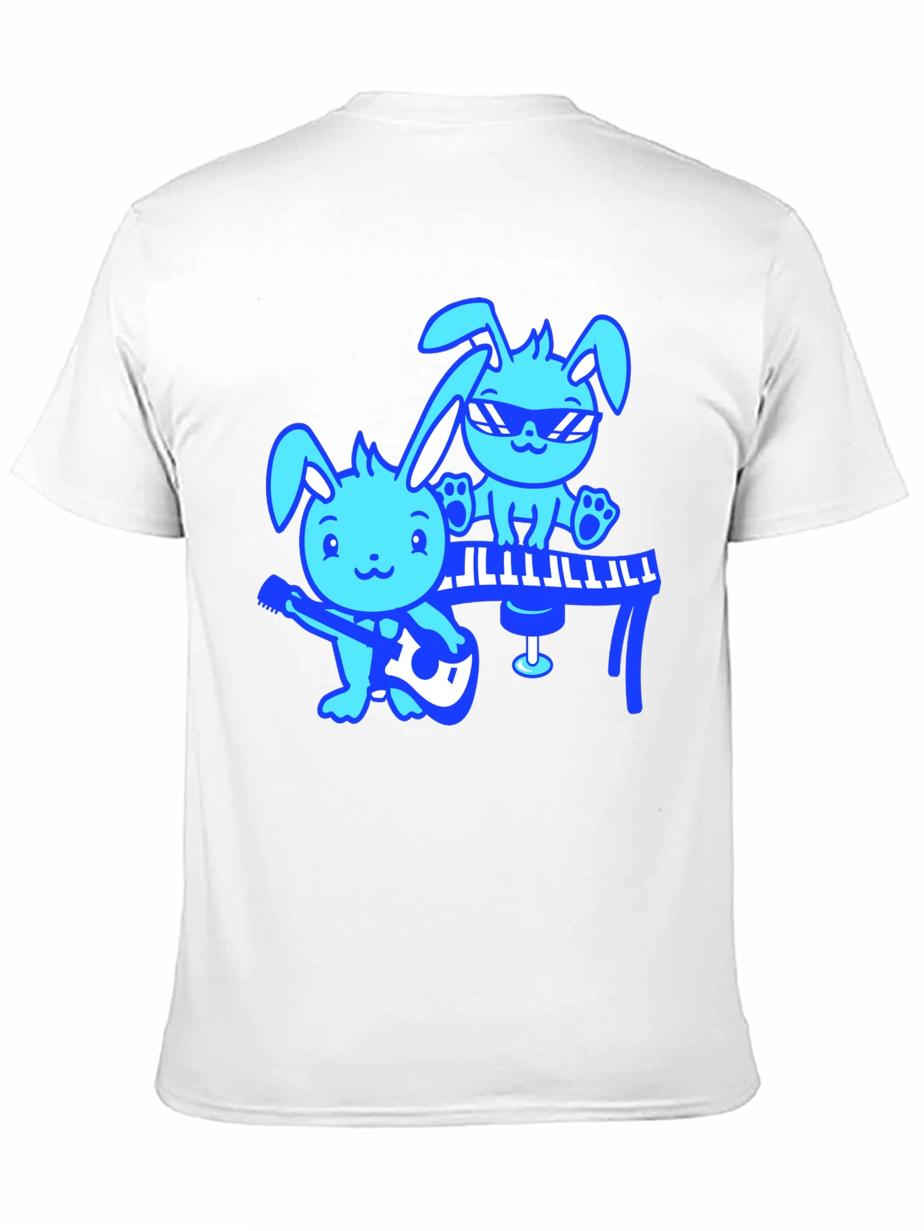 Cool Bunny Band Black T-Shirt
