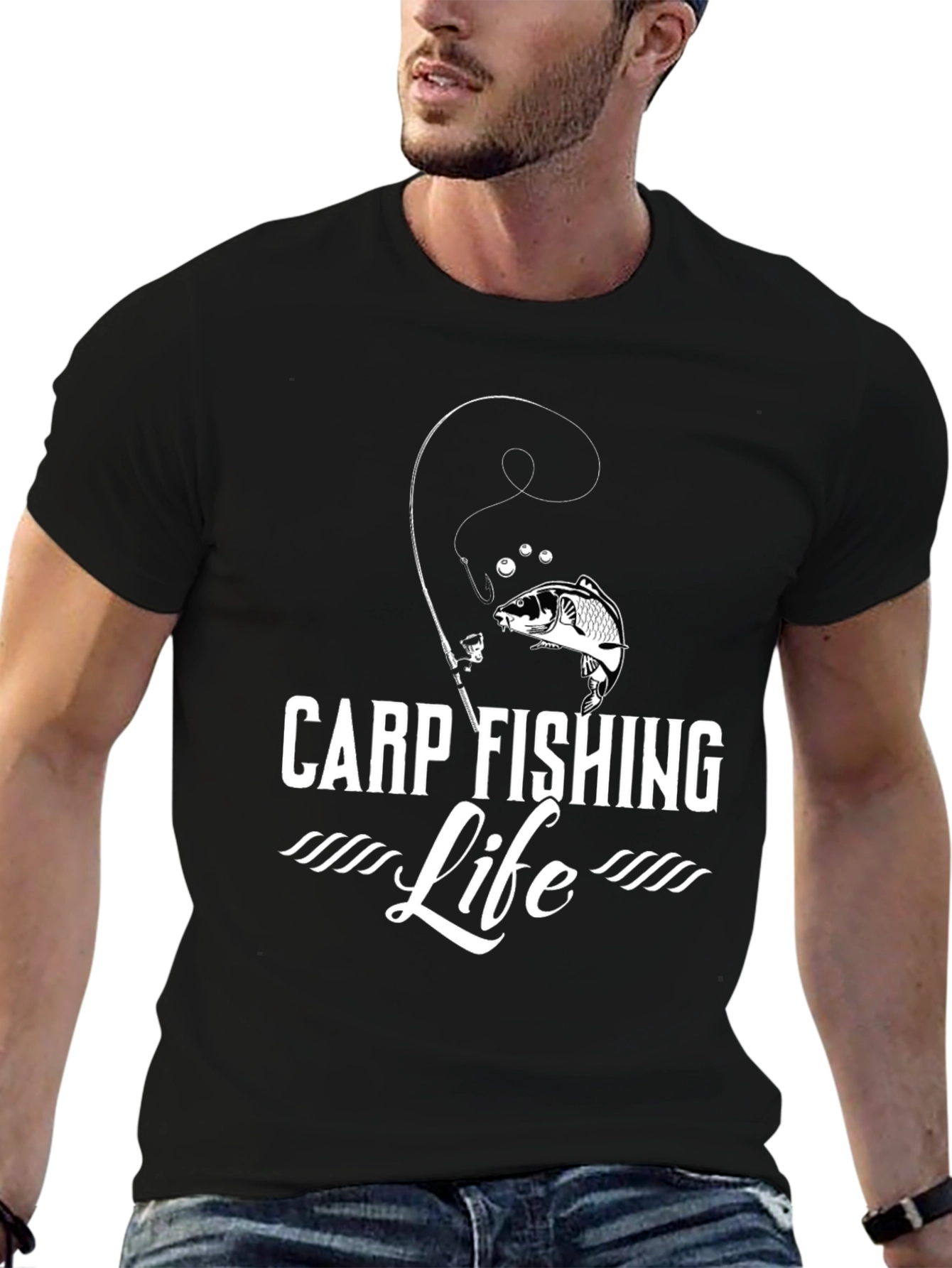 Carp Fishing Life T-Shirt - Angler Tee