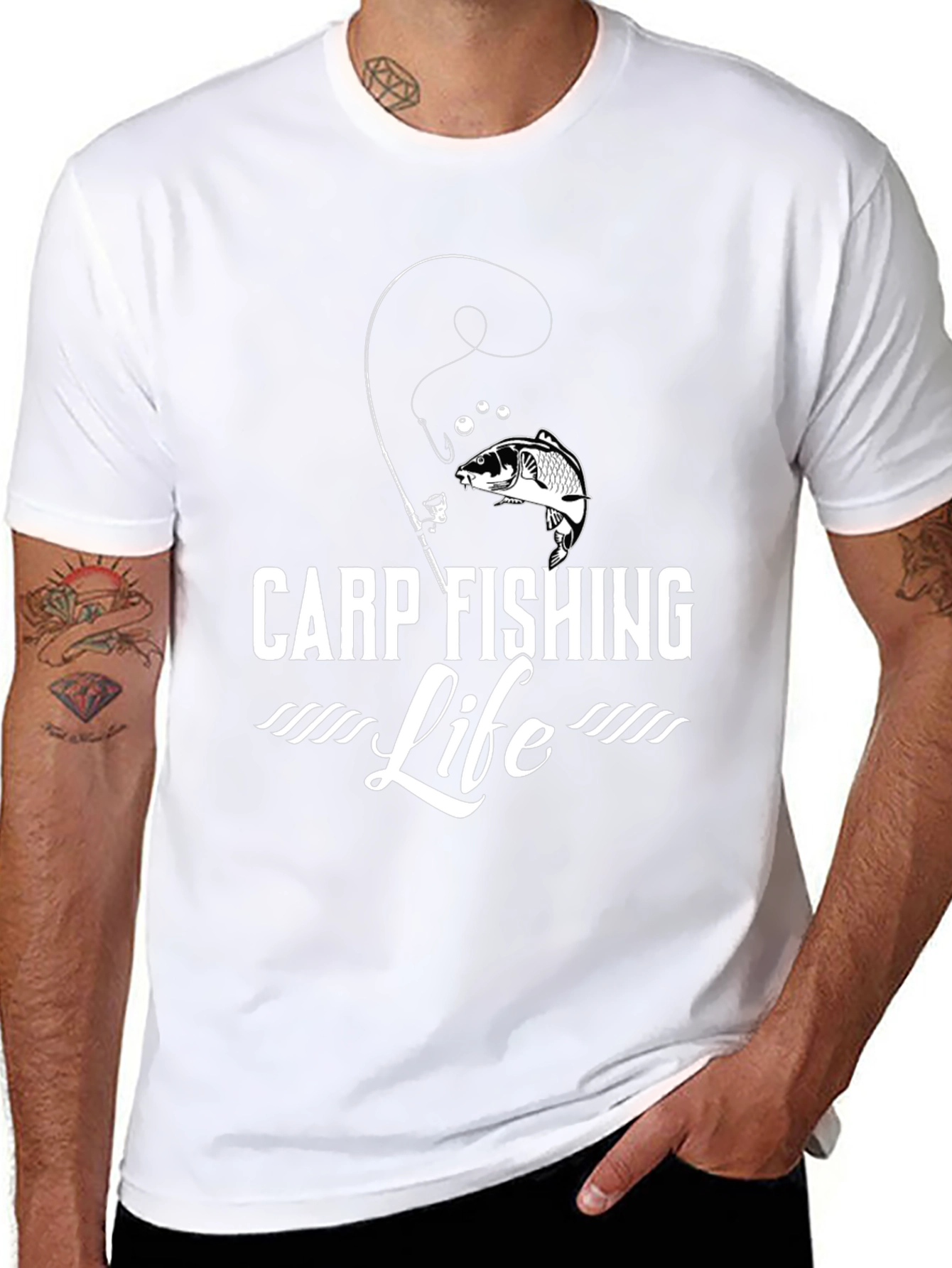 Carp Fishing Life T-Shirt - Angler Tee