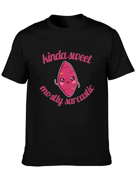Kinda Sweet Mostly Sarcastic Kawaii Sweet Potato T-Shirt