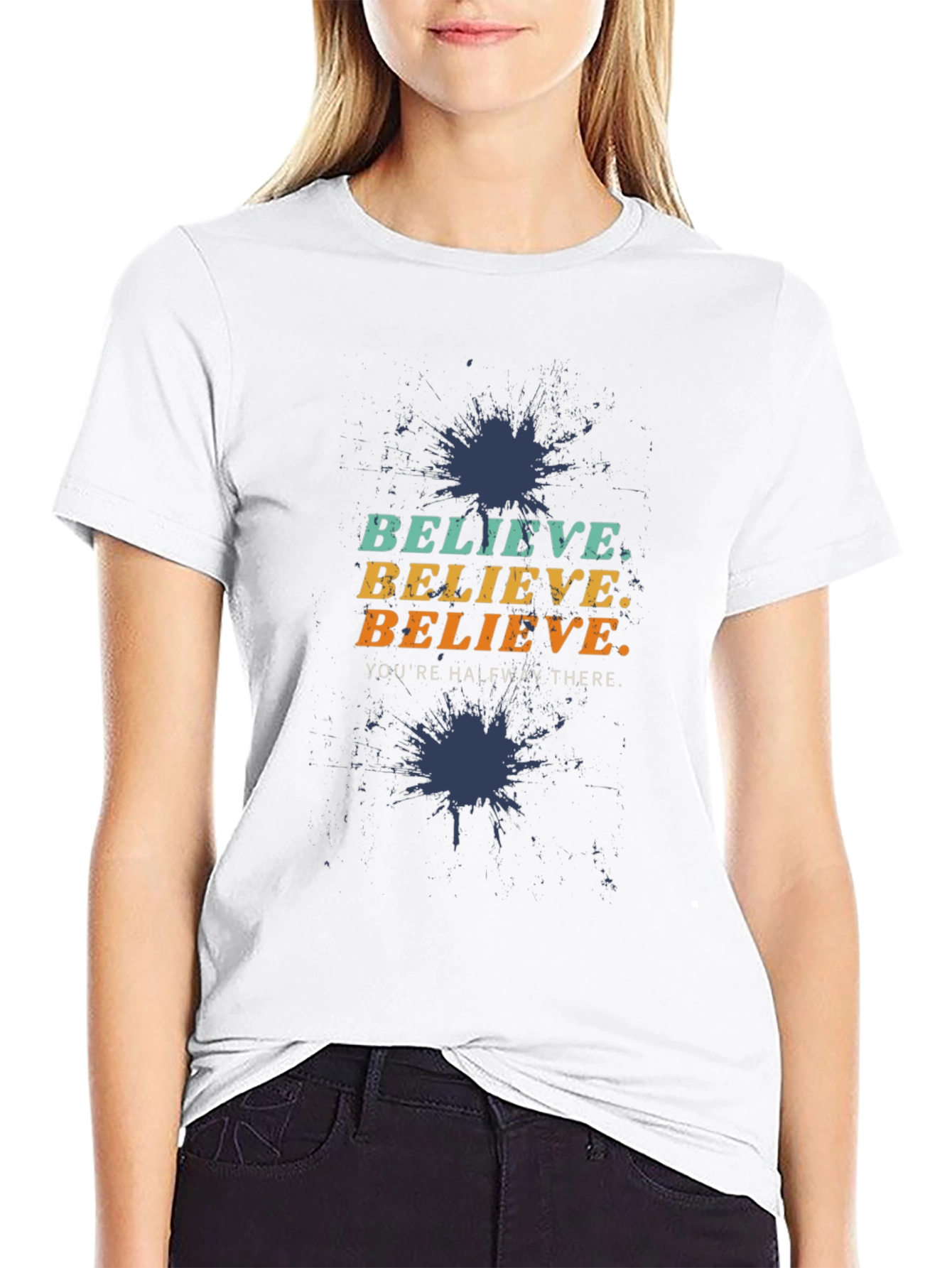 Believe Motivational Graphic Tee