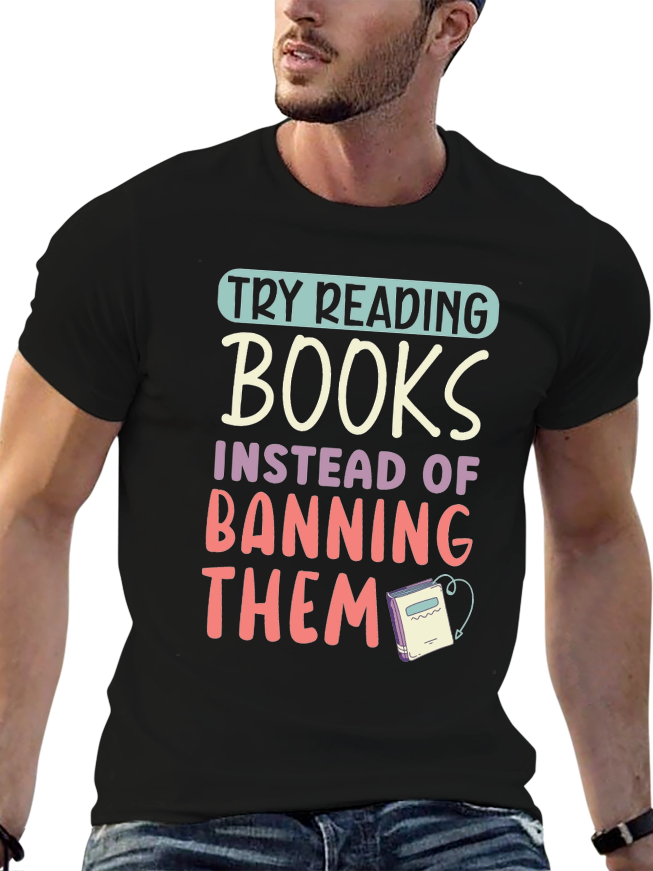 Try Reading Books Graphic Tee