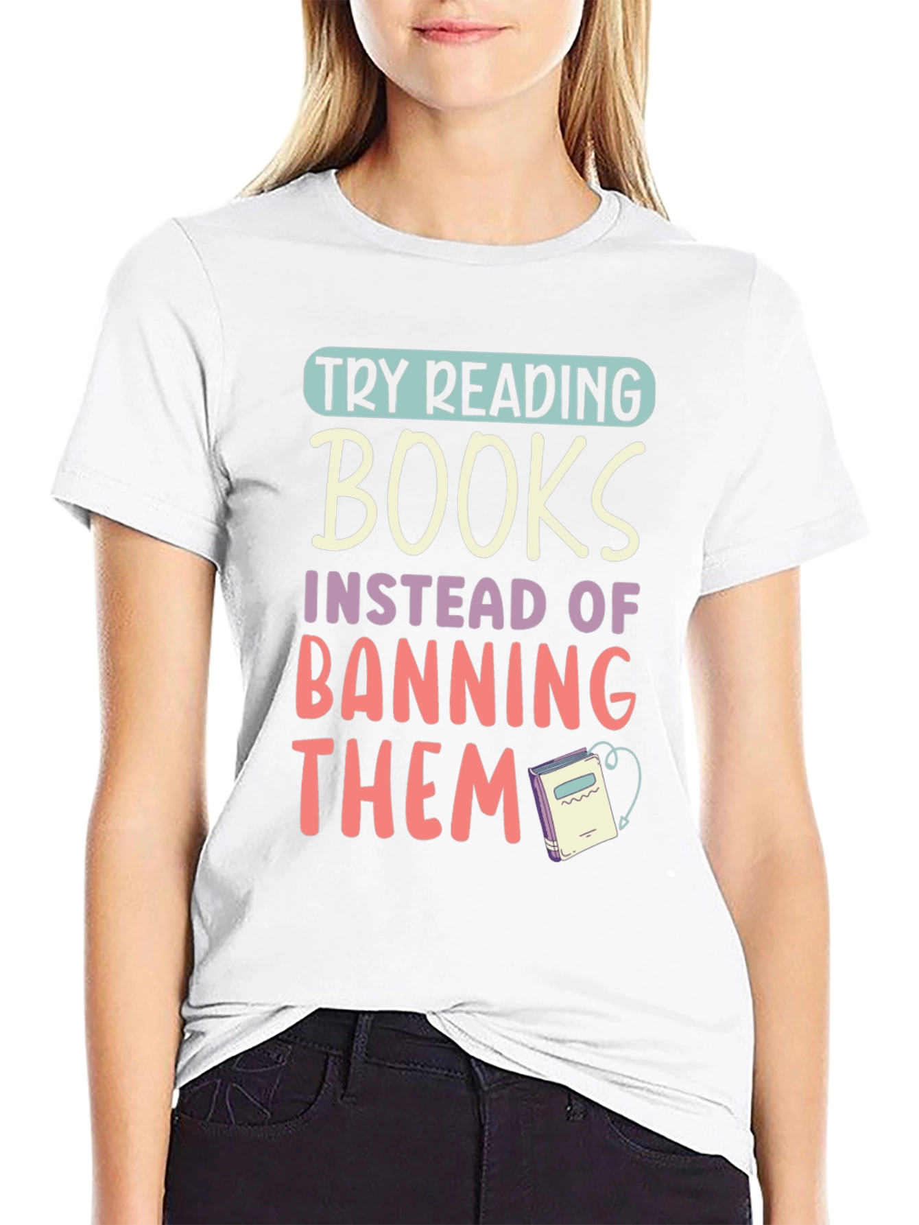 Try Reading Books Graphic Tee