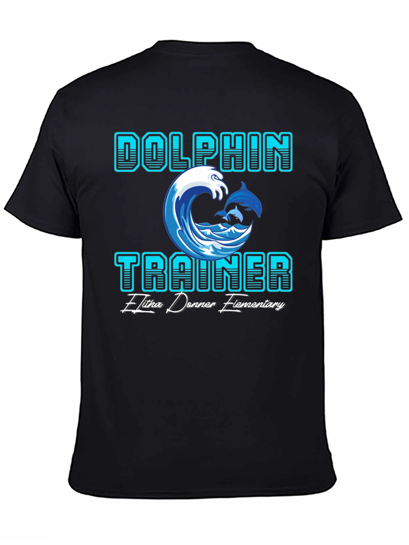 Dolphin Trainer T-Shirt - Elitha Donner Elementary School