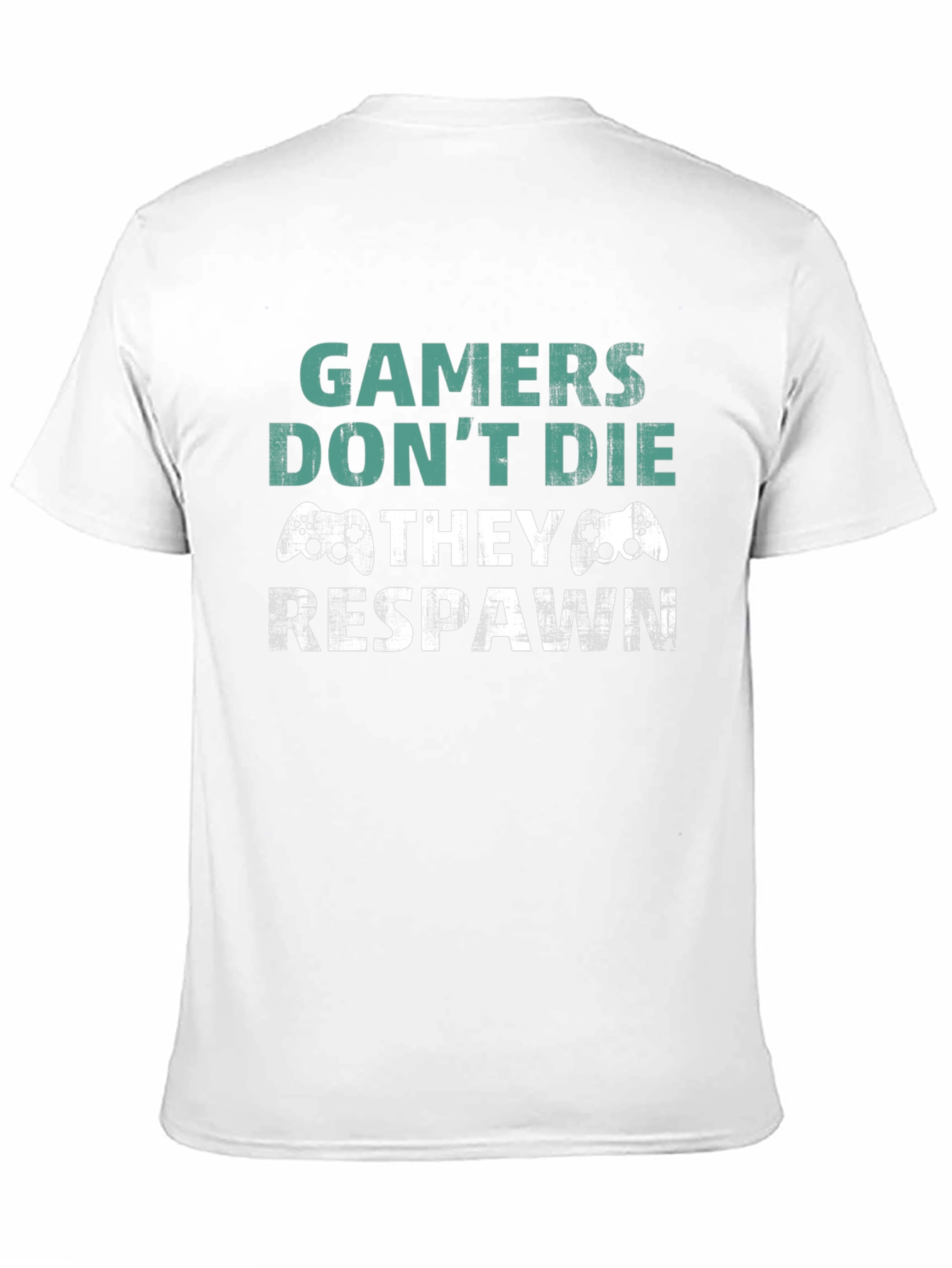 Gamer Respawn Graphic T-Shirt - Black