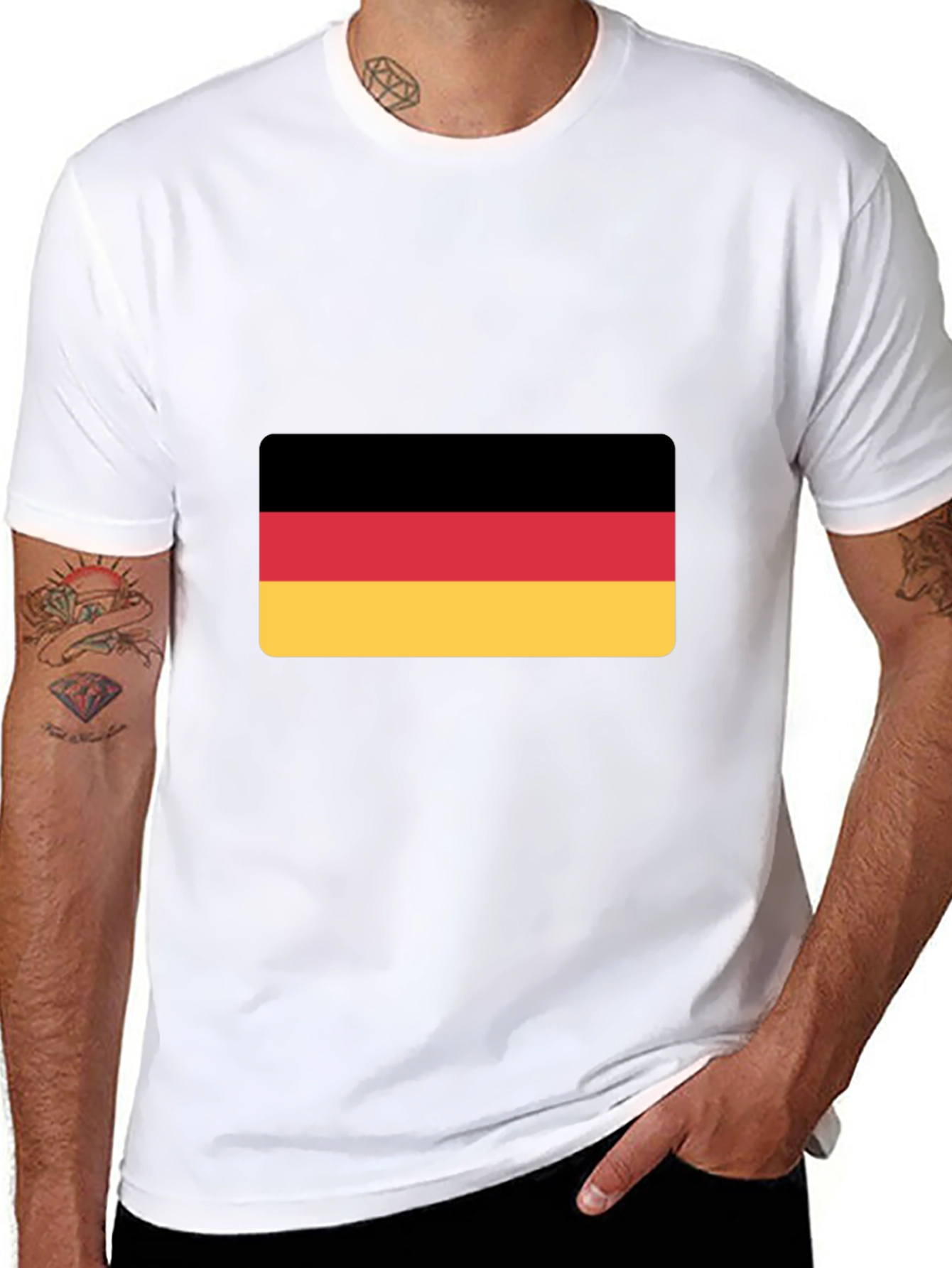 Germany Flag T-Shirt - Black