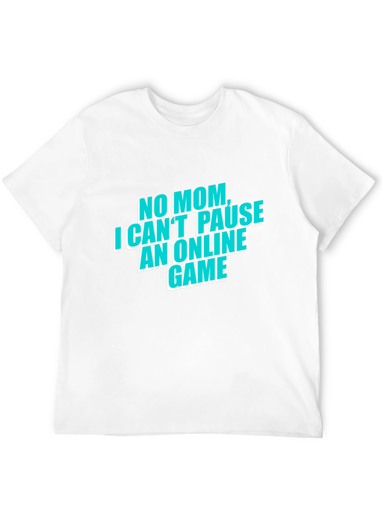 Gamers No Mom Online Game Black Tee