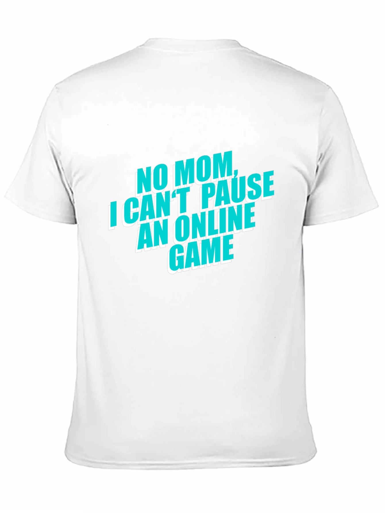 Gamers No Mom Online Game Black Tee