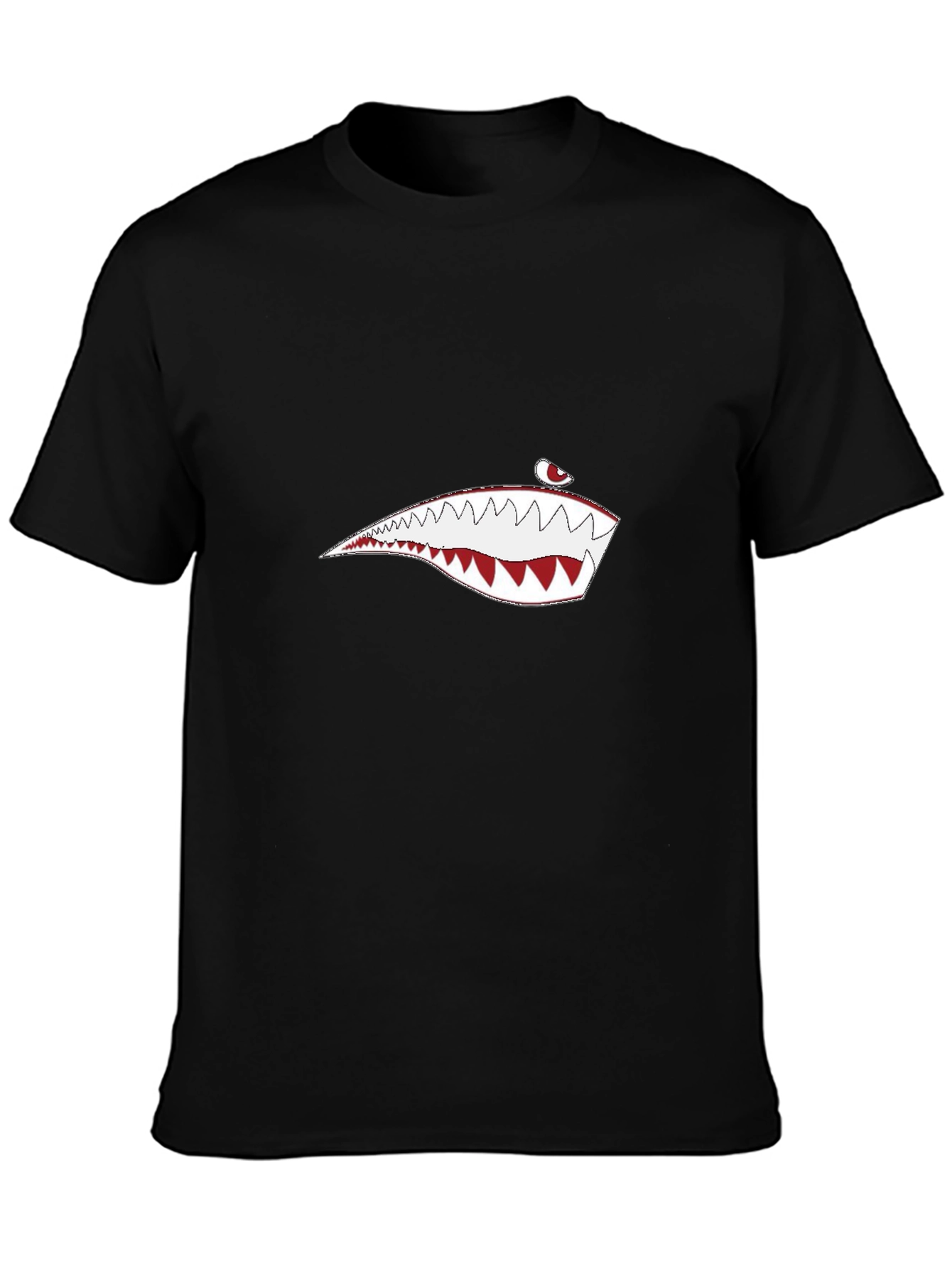 Shark Graphic Black T-Shirt