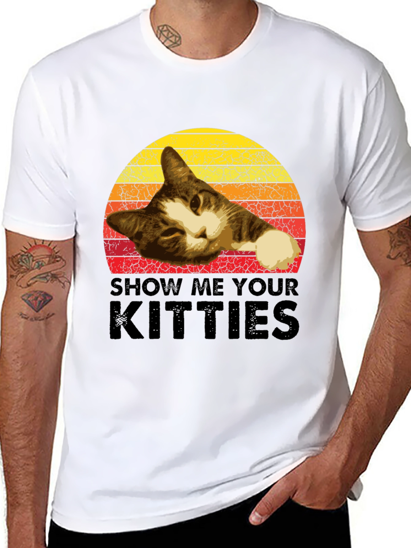 Show Me Your Kitties T-Shirt Cat Lover Tee