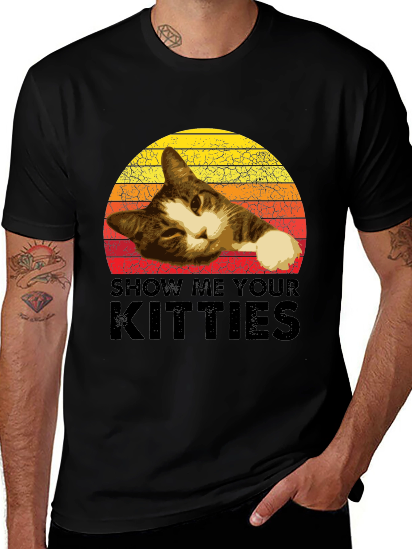 Show Me Your Kitties T-Shirt Cat Lover Tee