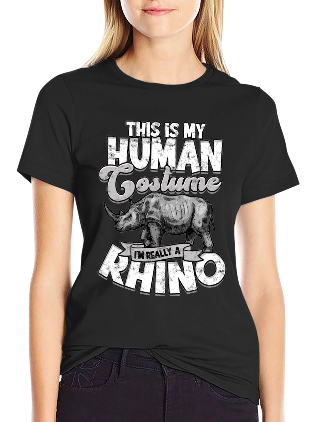 Funny Rhino Costume T-Shirt