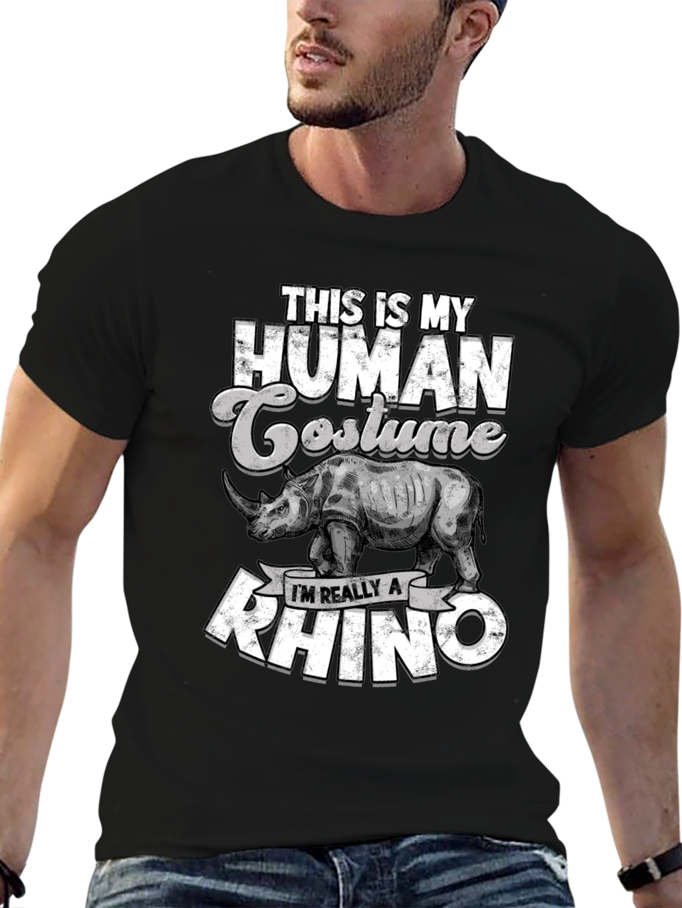 Funny Rhino Costume T-Shirt