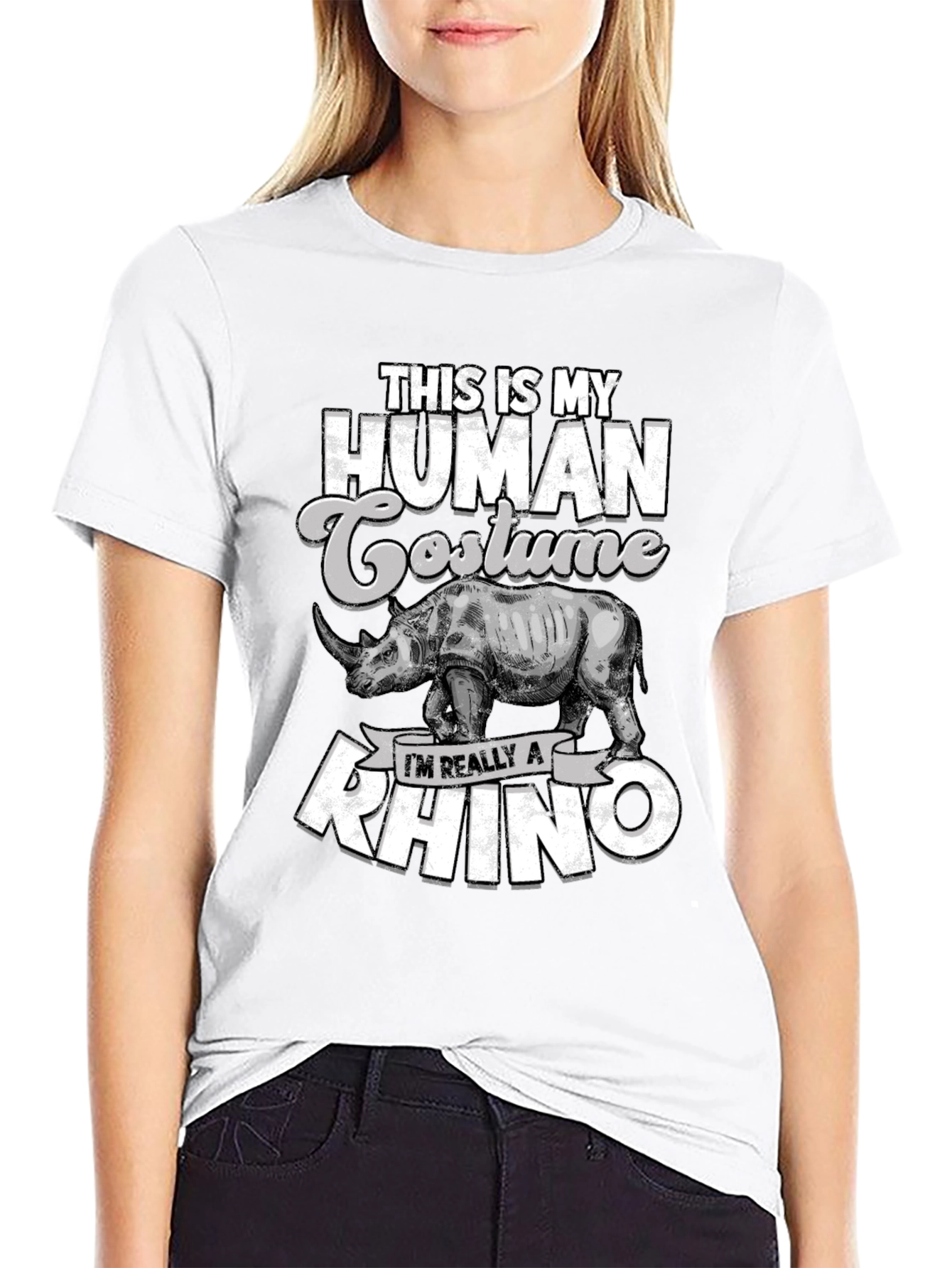 Funny Rhino Costume T-Shirt