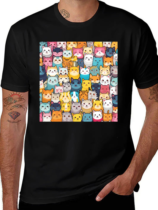 Fun Cat Faces T-Shirt - Unisex