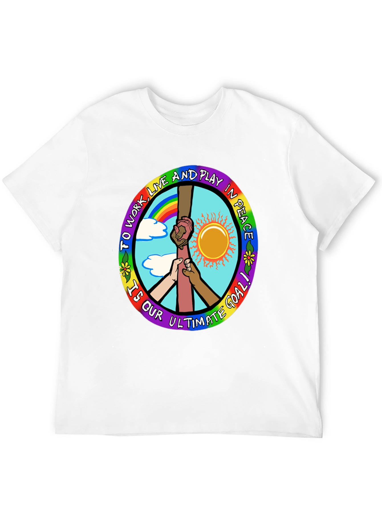 Peace Goal Graphic Tee - Unity Design