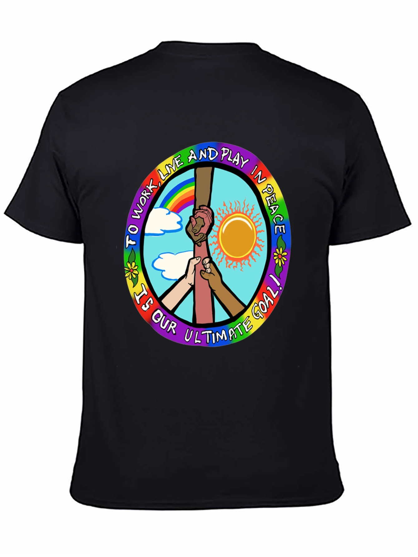 Peace Goal Graphic Tee - Unity Design