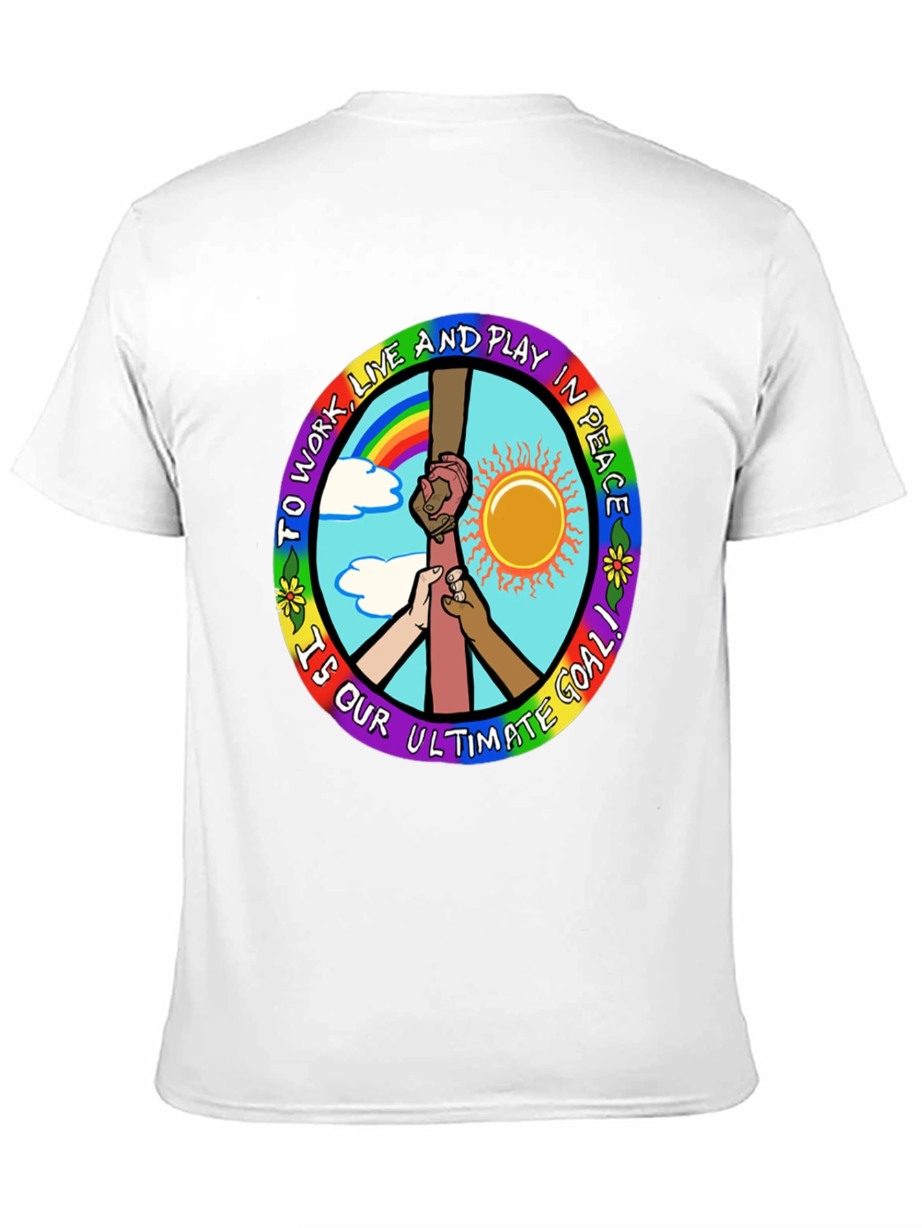 Peace Goal Graphic Tee - Unity Design