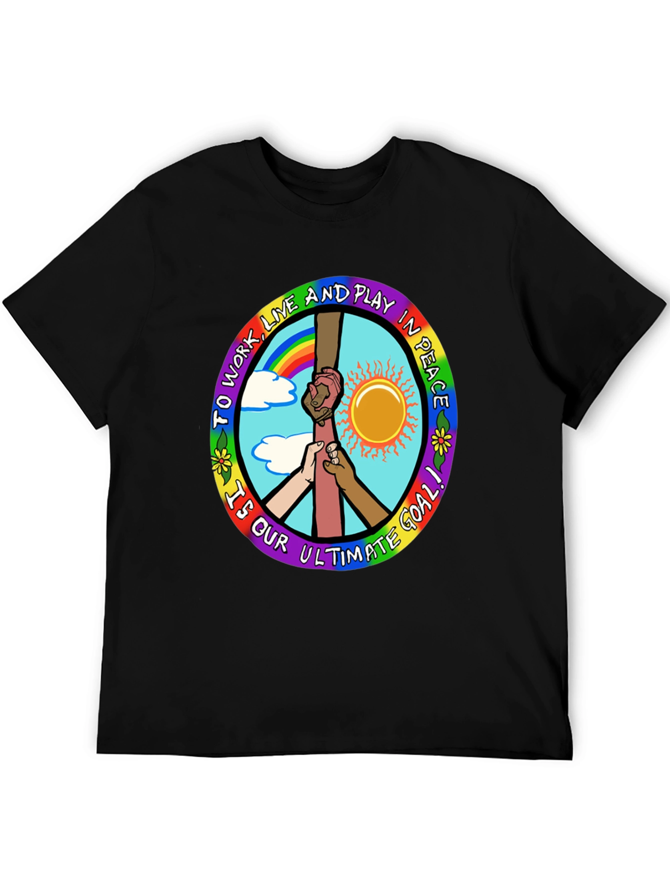 Peace Goal Graphic Tee - Unity Design