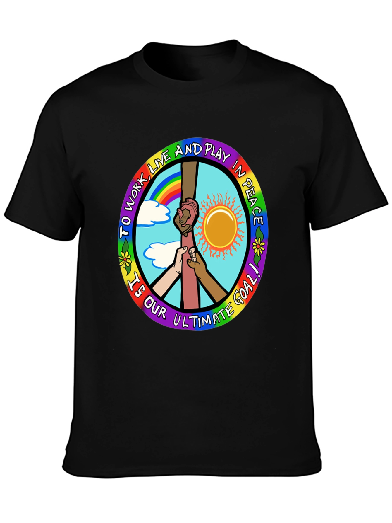 Peace Goal Graphic Tee - Unity Design