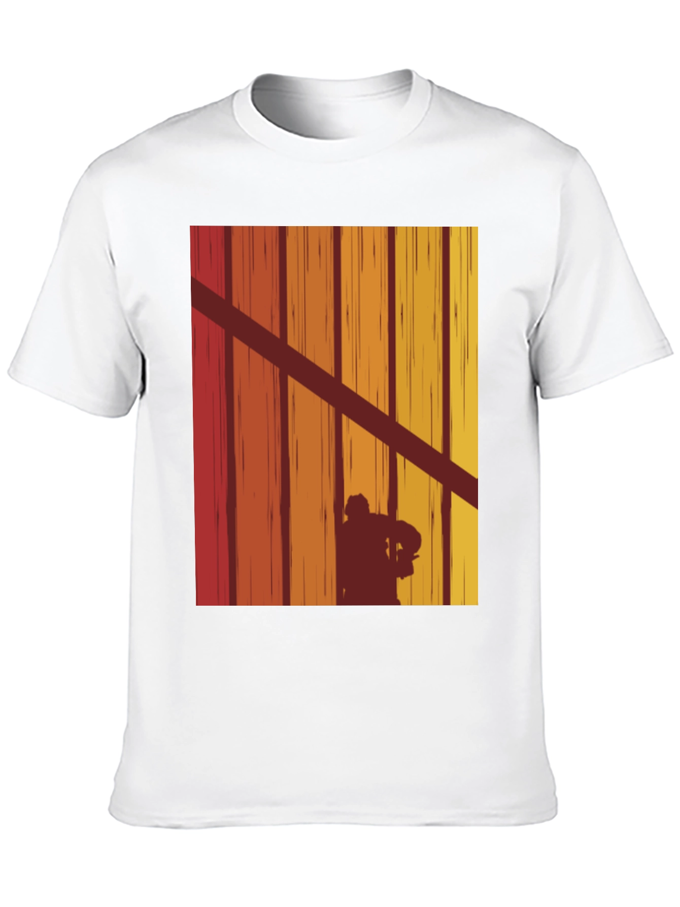 Retro Hockey Player Silhouette T-Shirt