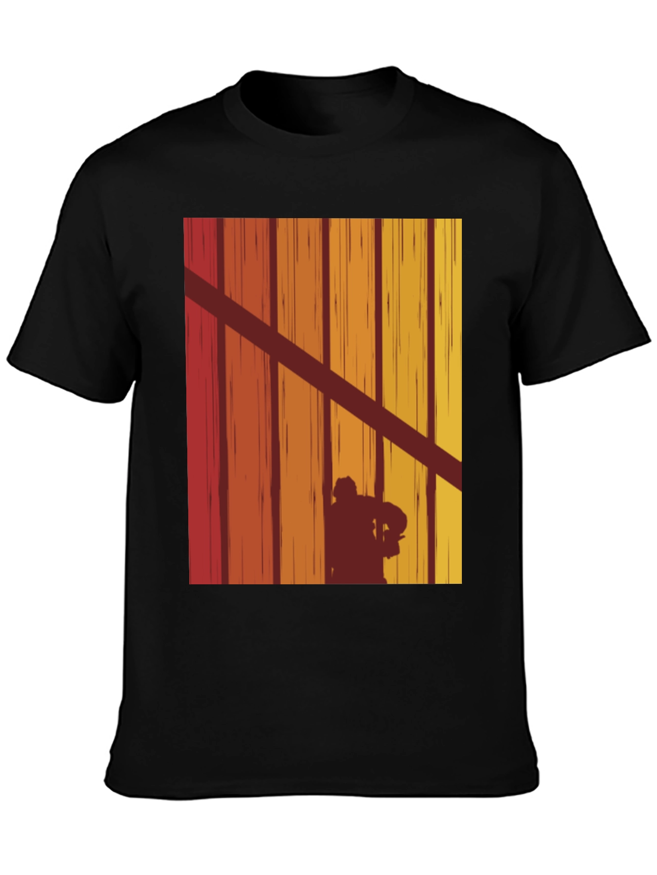 Retro Hockey Player Silhouette T-Shirt