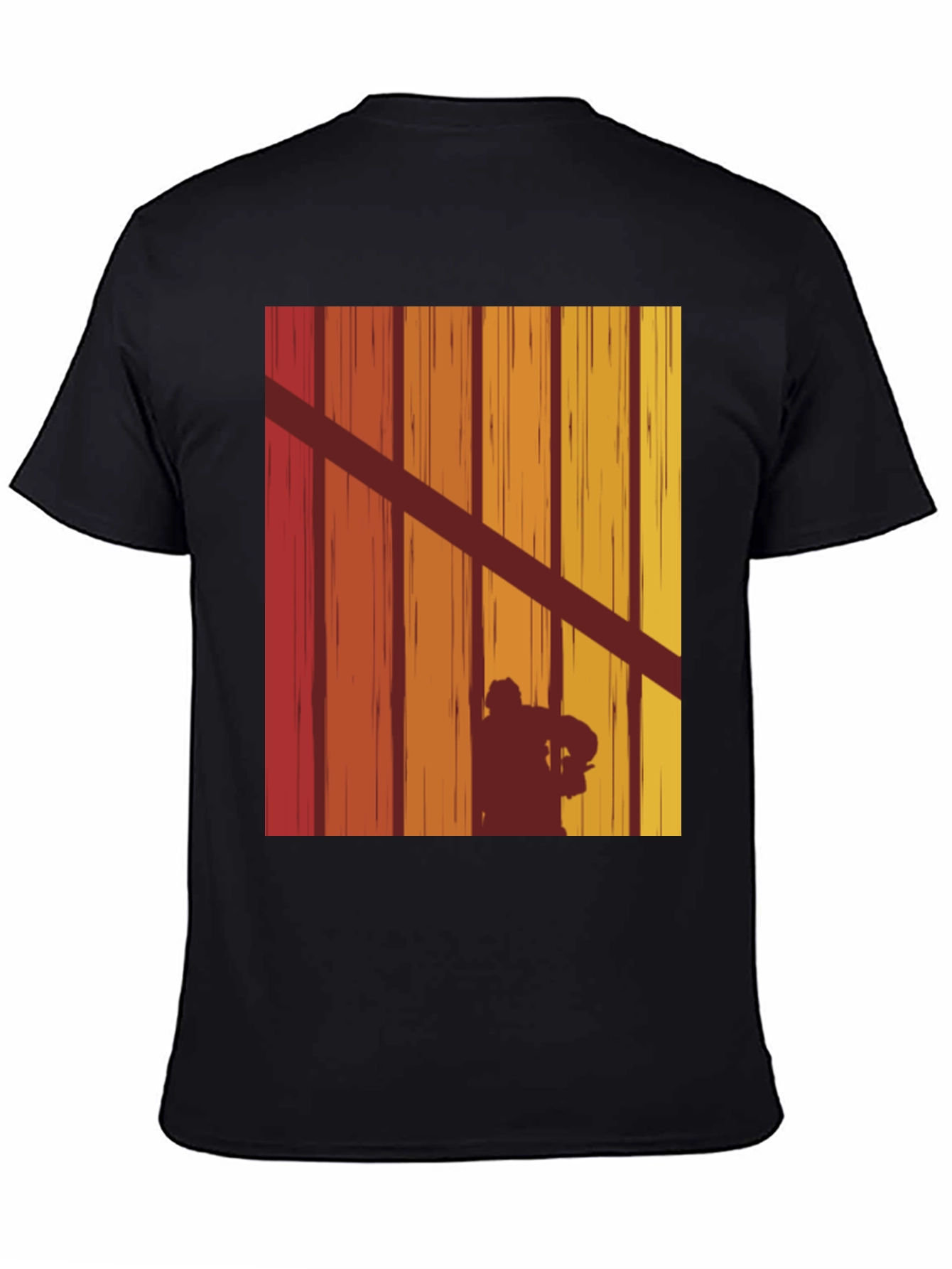 Retro Hockey Player Silhouette T-Shirt