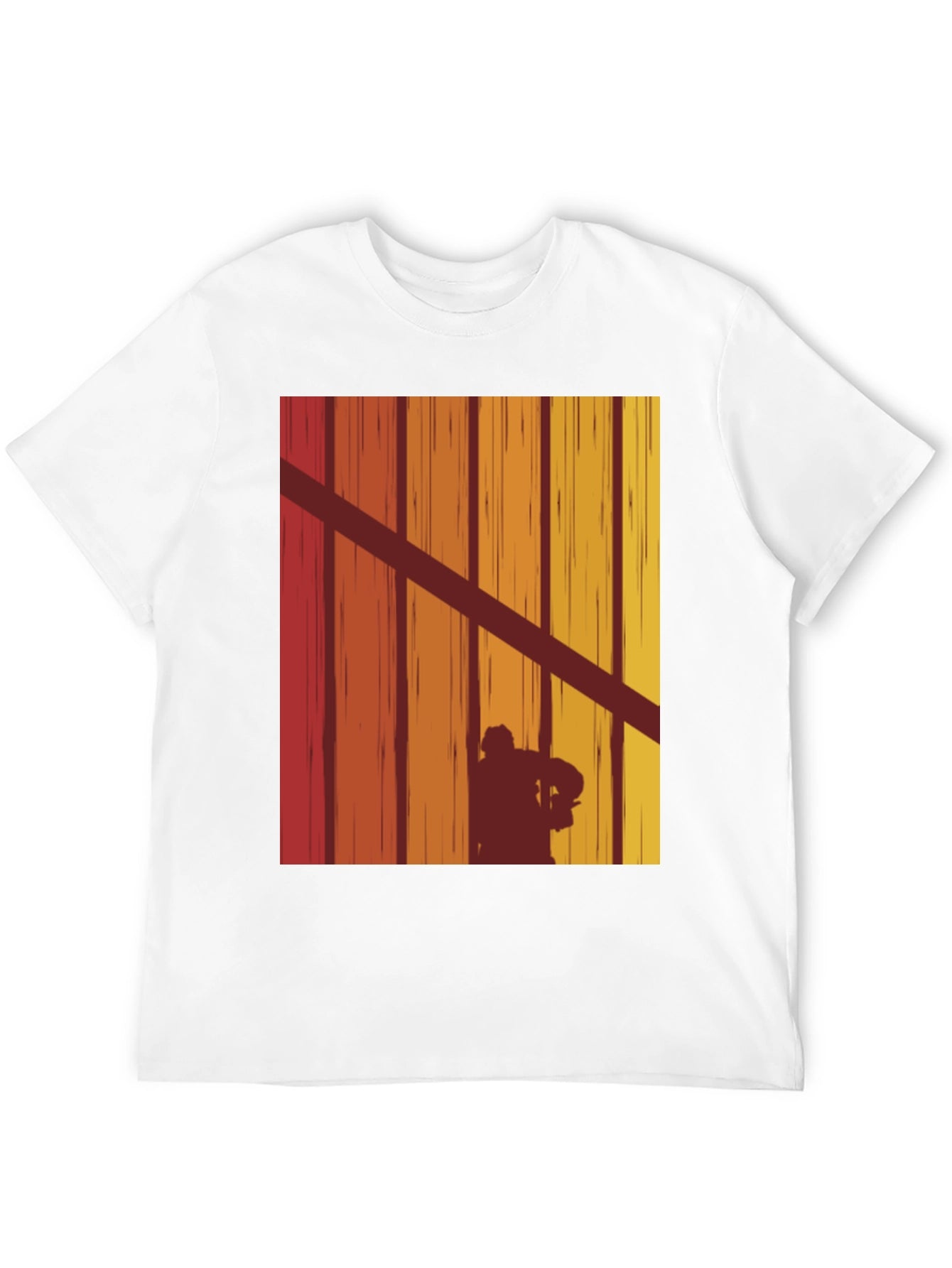 Retro Hockey Player Silhouette T-Shirt