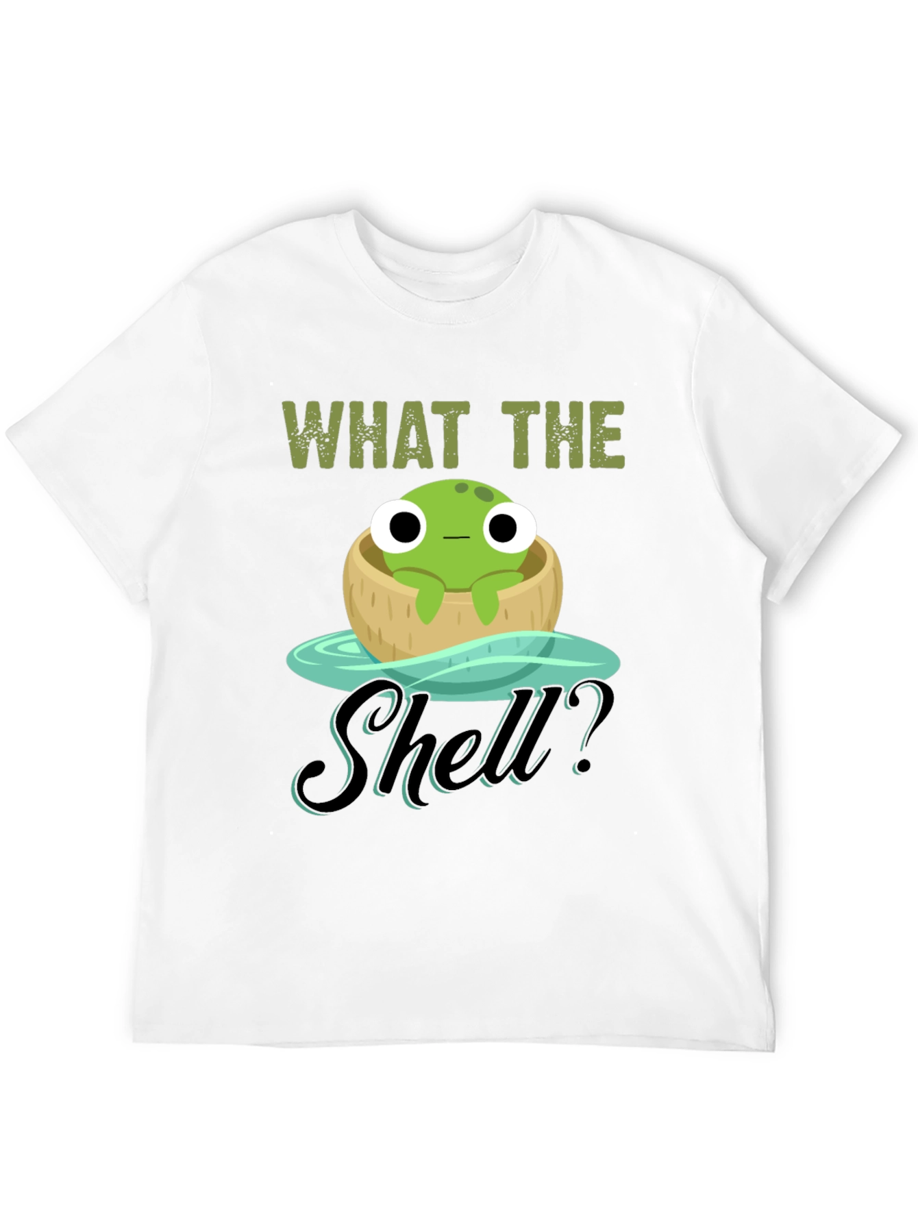 What the Shell? Frog in Coconut T-Shirt