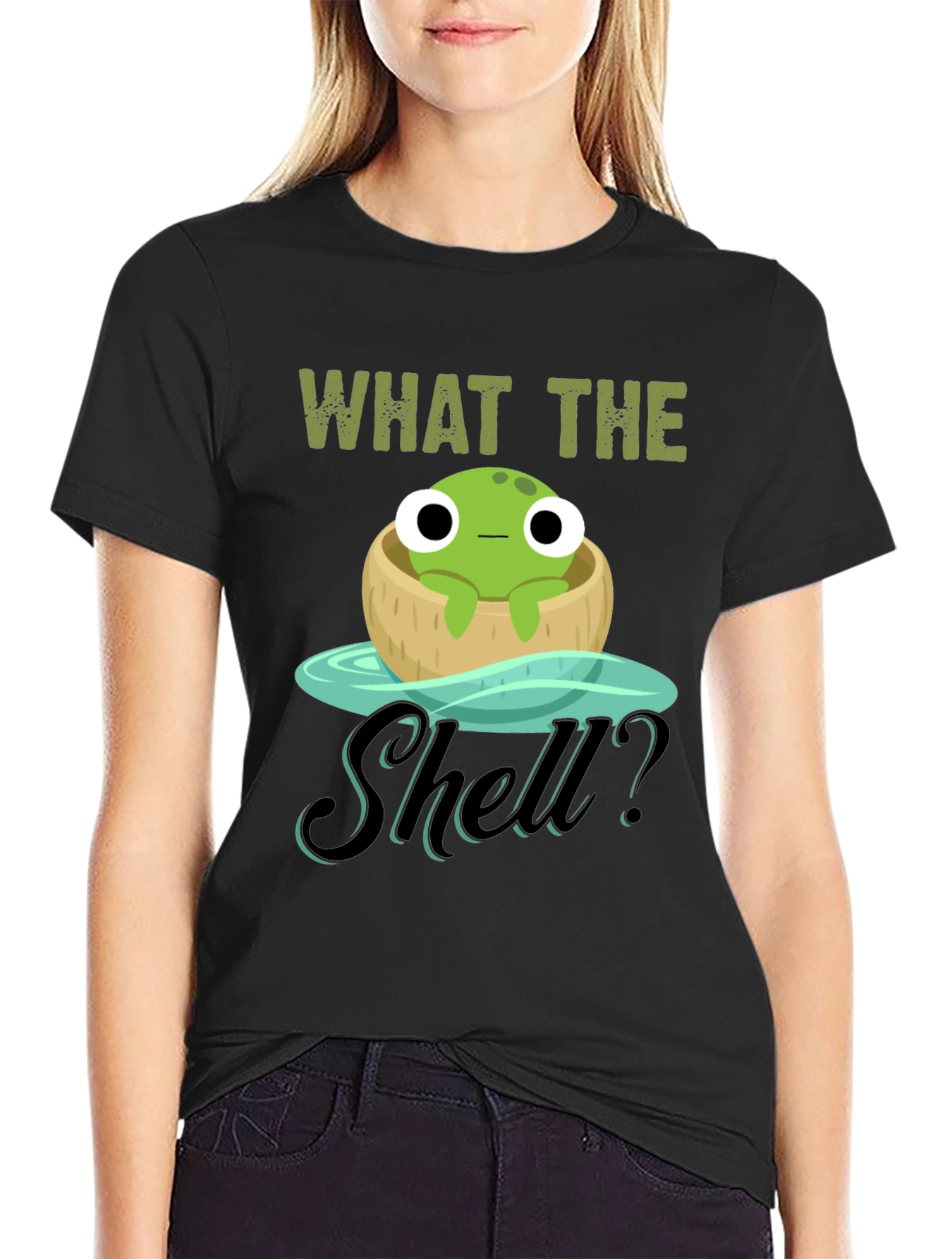 What the Shell? Frog in Coconut T-Shirt