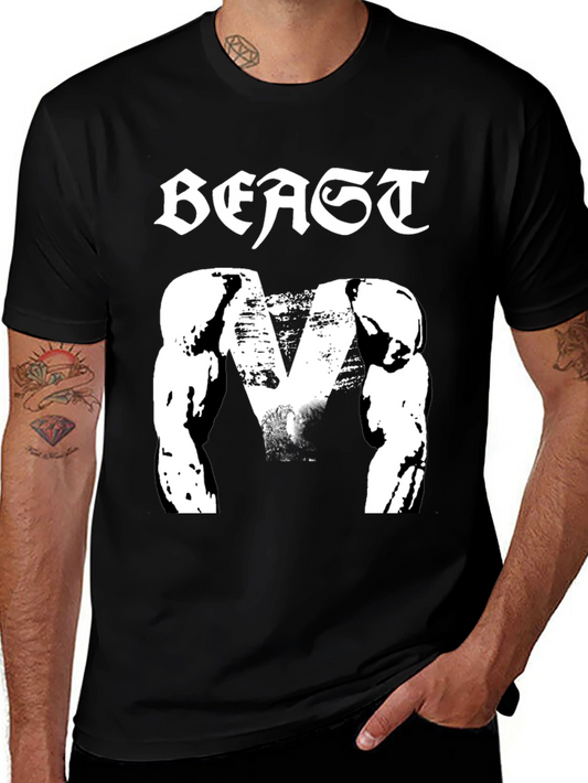 Beast Mode Black Graphic T-Shirt