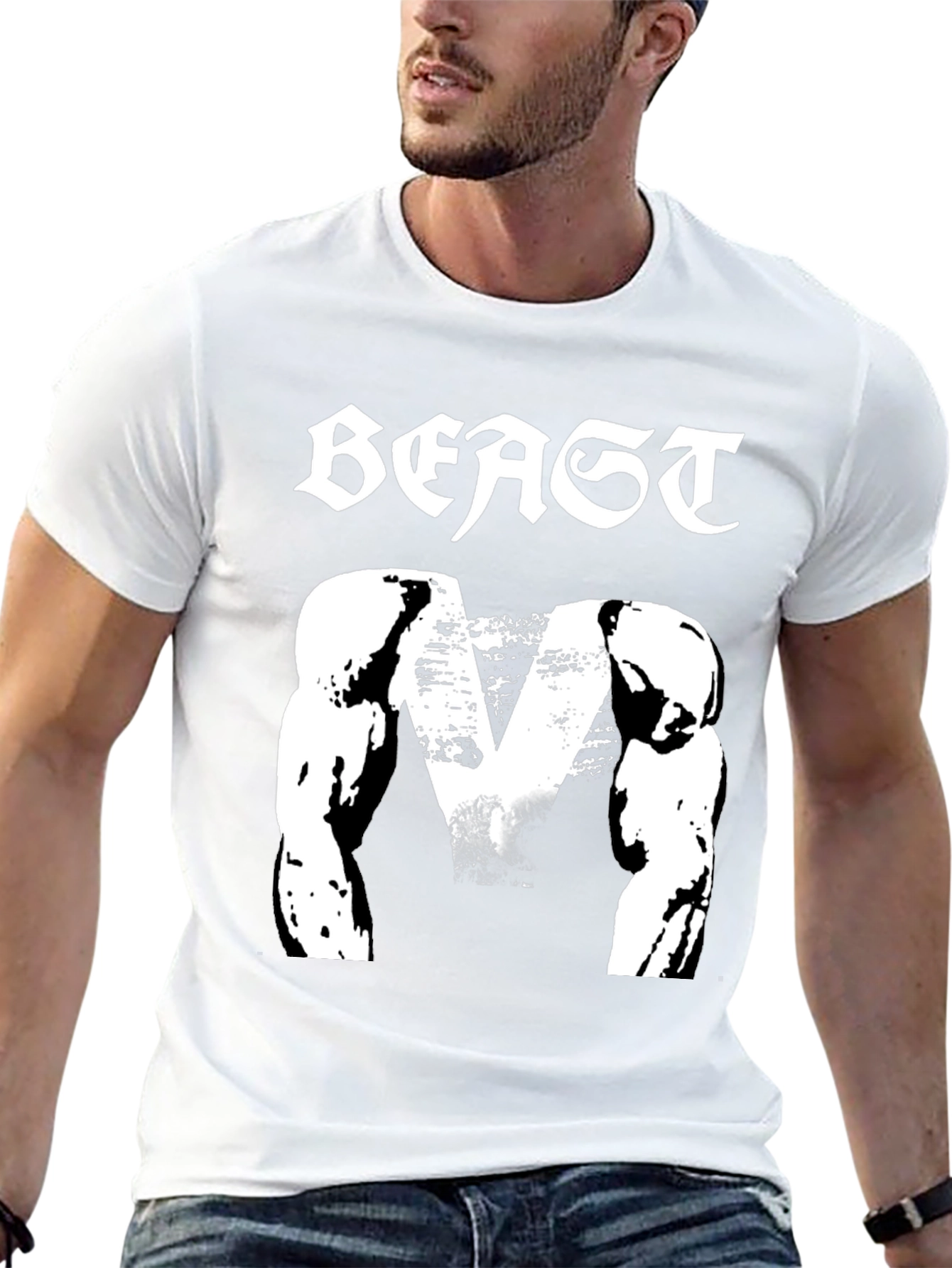 Beast Mode Black Graphic T-Shirt