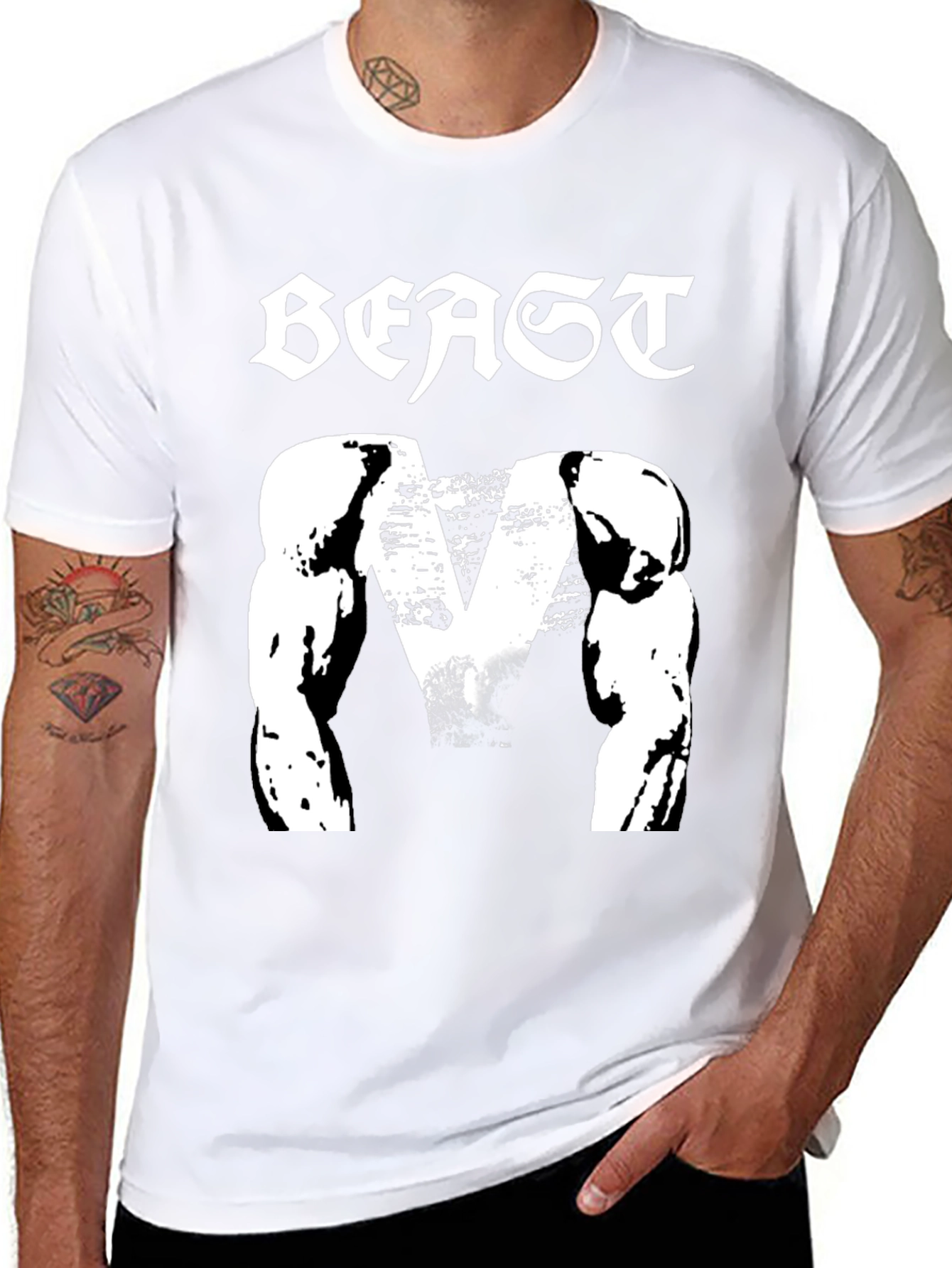 Beast Mode Black Graphic T-Shirt
