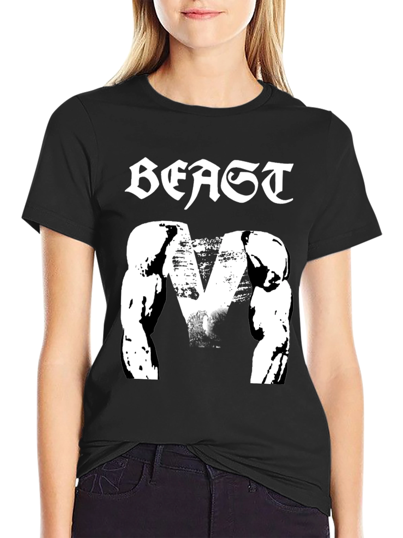 Beast Mode Black Graphic T-Shirt