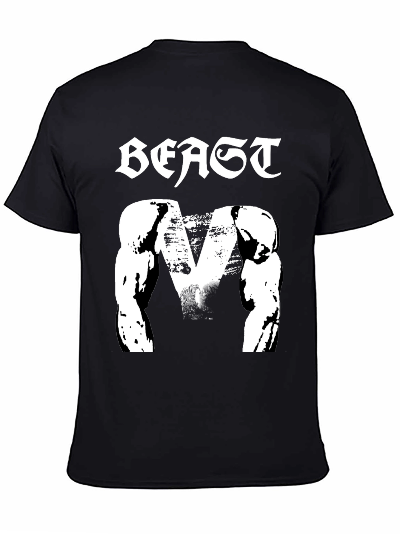 Beast Mode Black Graphic T-Shirt