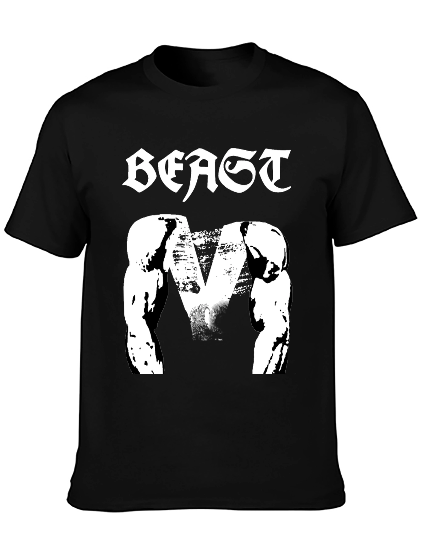 Beast Mode Black Graphic T-Shirt