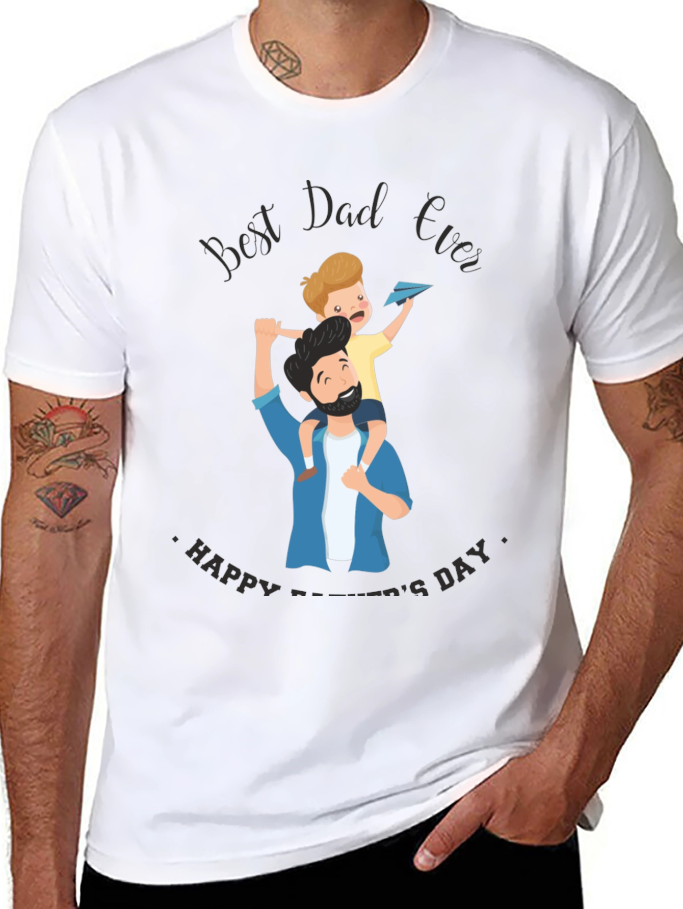 Best Dad Ever Graphic T-Shirt