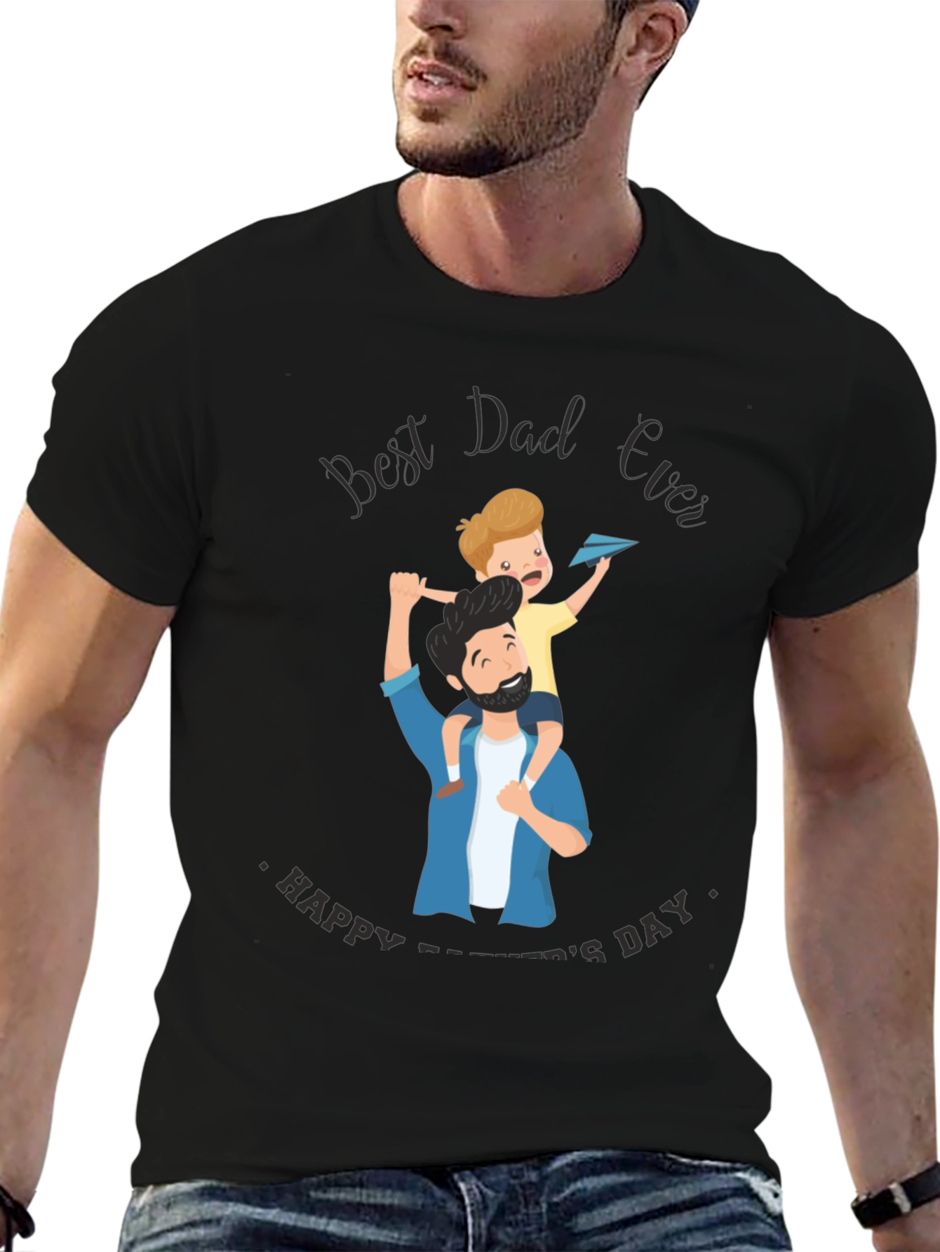 Best Dad Ever Graphic T-Shirt