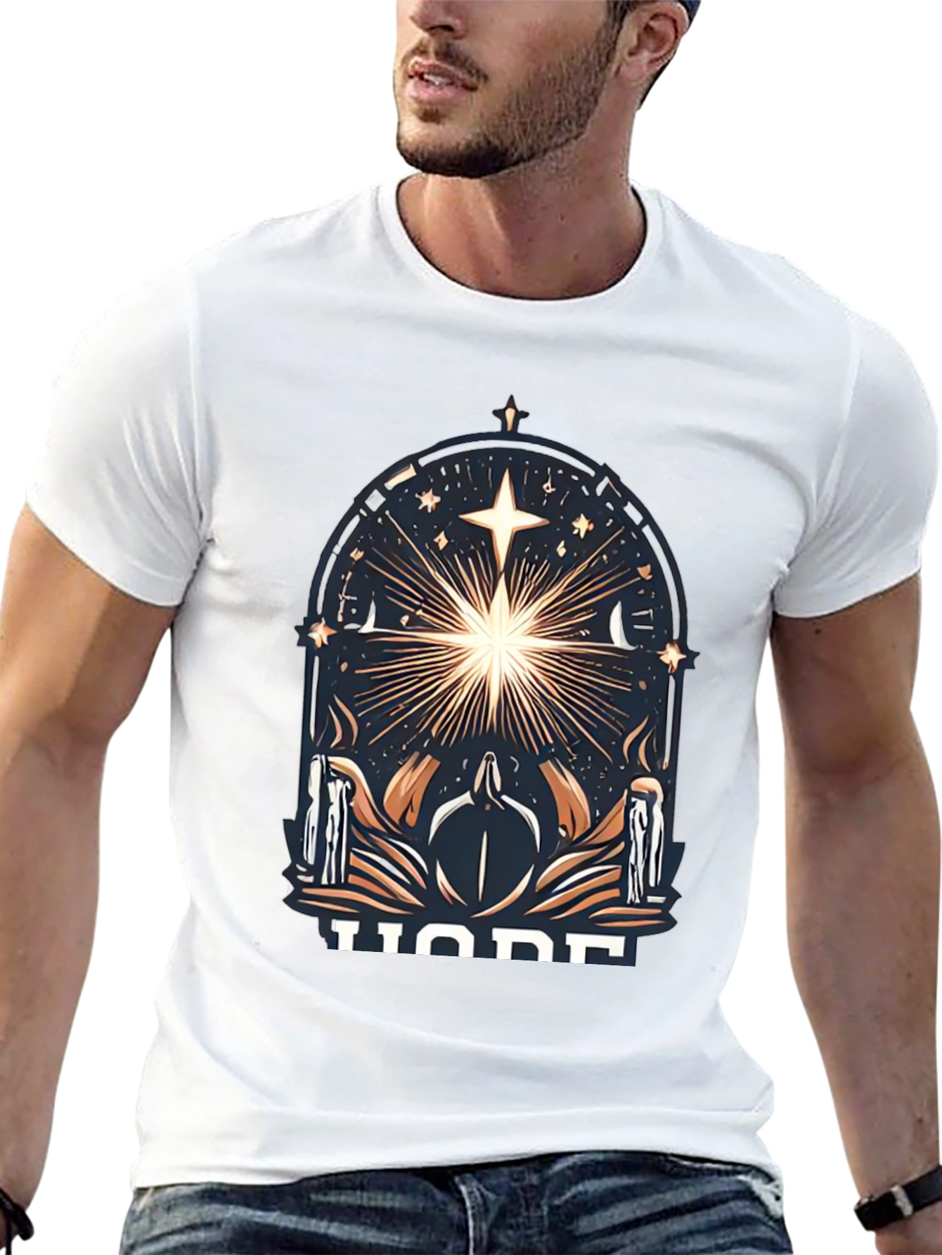 Hope Graphic Tee - Stylish Religious Design