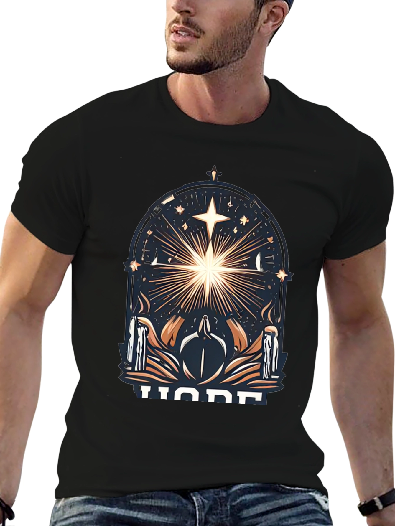 Hope Graphic Tee - Stylish Religious Design