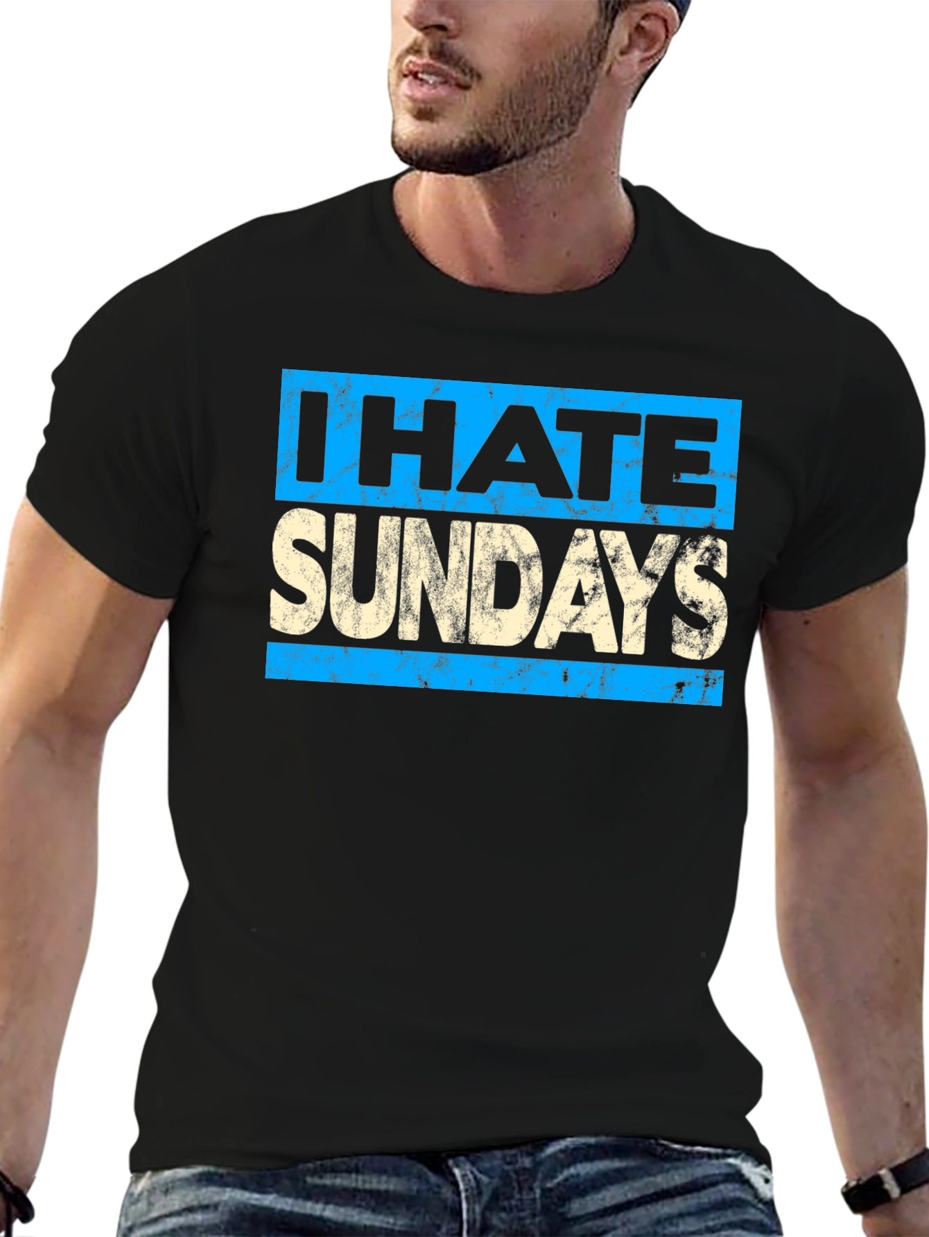 I Hate Sundays Graphic T-Shirt - Unisex Cotton Tee