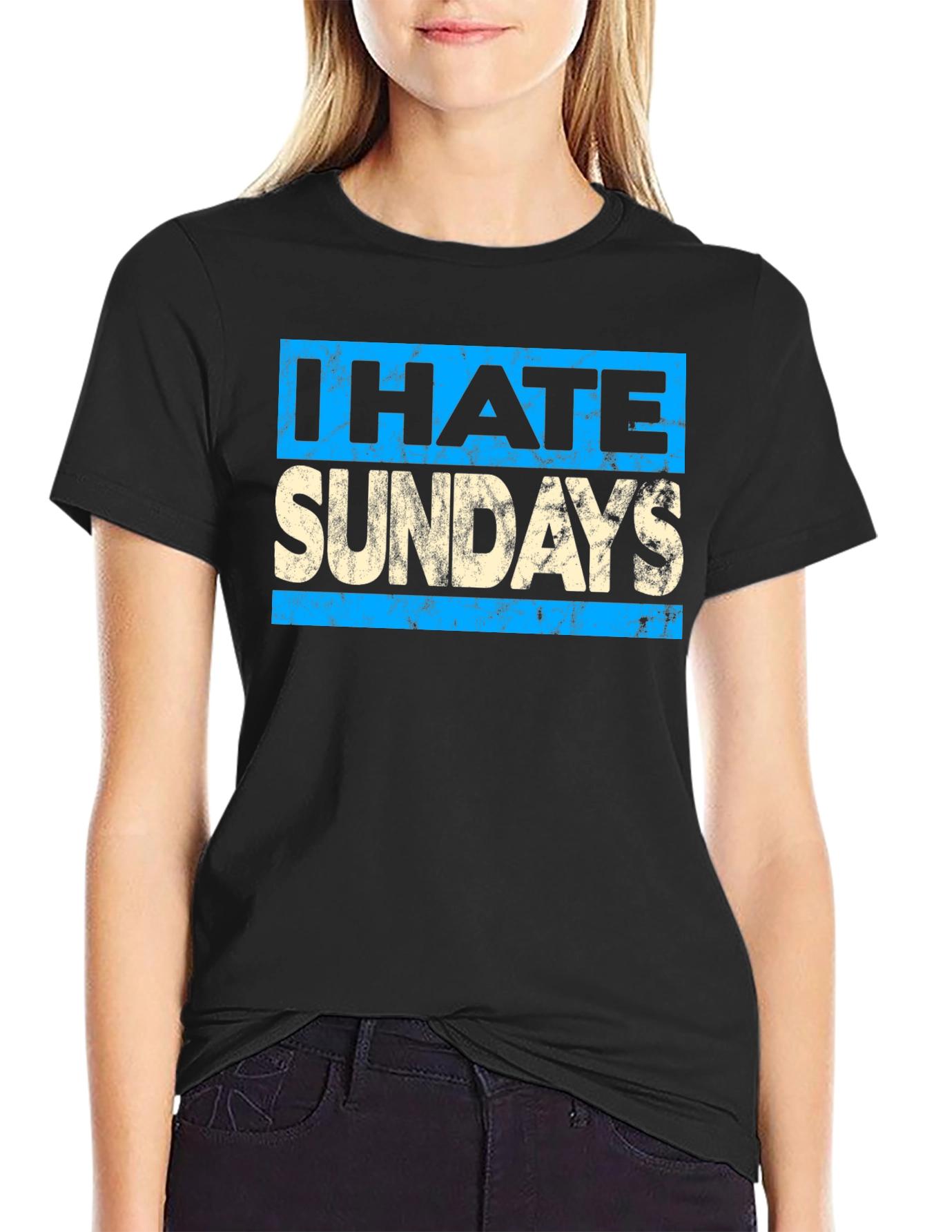 I Hate Sundays Graphic T-Shirt - Unisex Cotton Tee