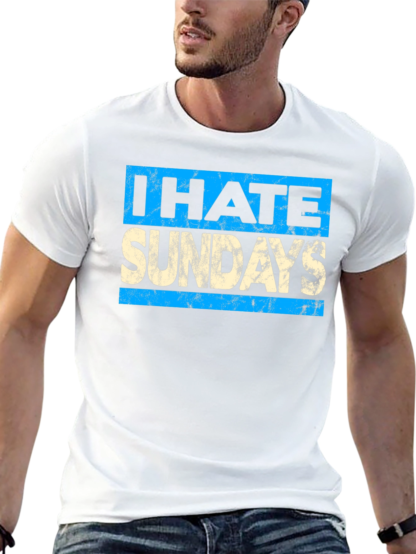 I Hate Sundays Graphic T-Shirt - Unisex Cotton Tee