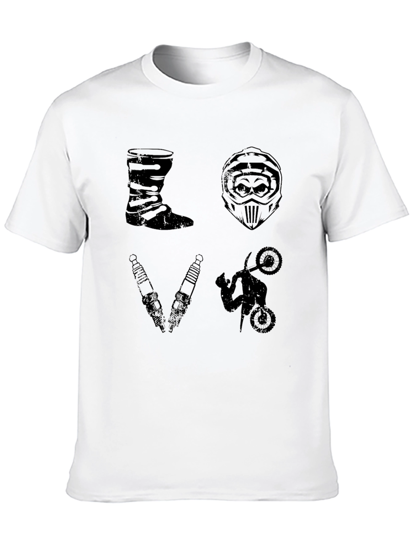 Motocross Love T-Shirt Motorcycle Graphic Tee
