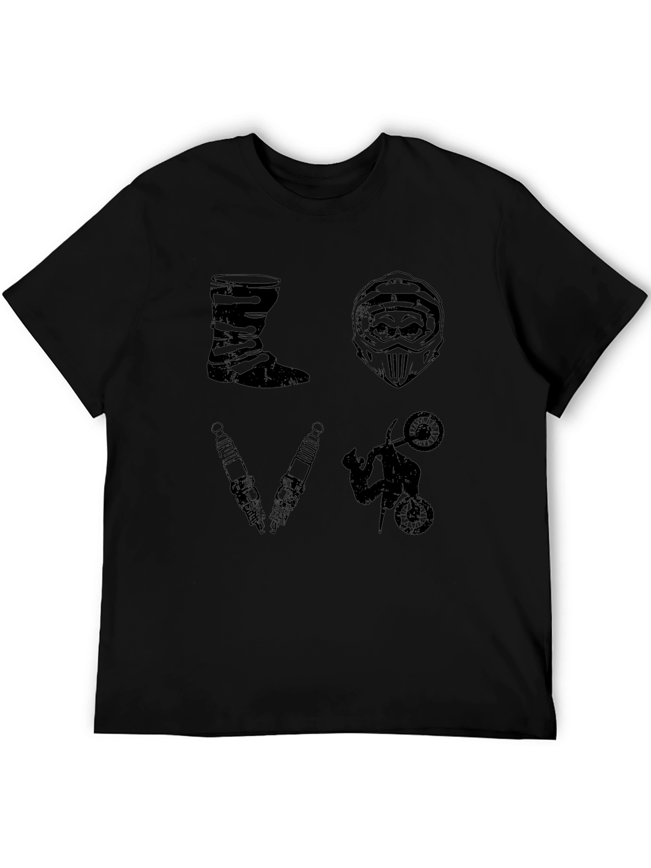 Motocross Love T-Shirt Motorcycle Graphic Tee