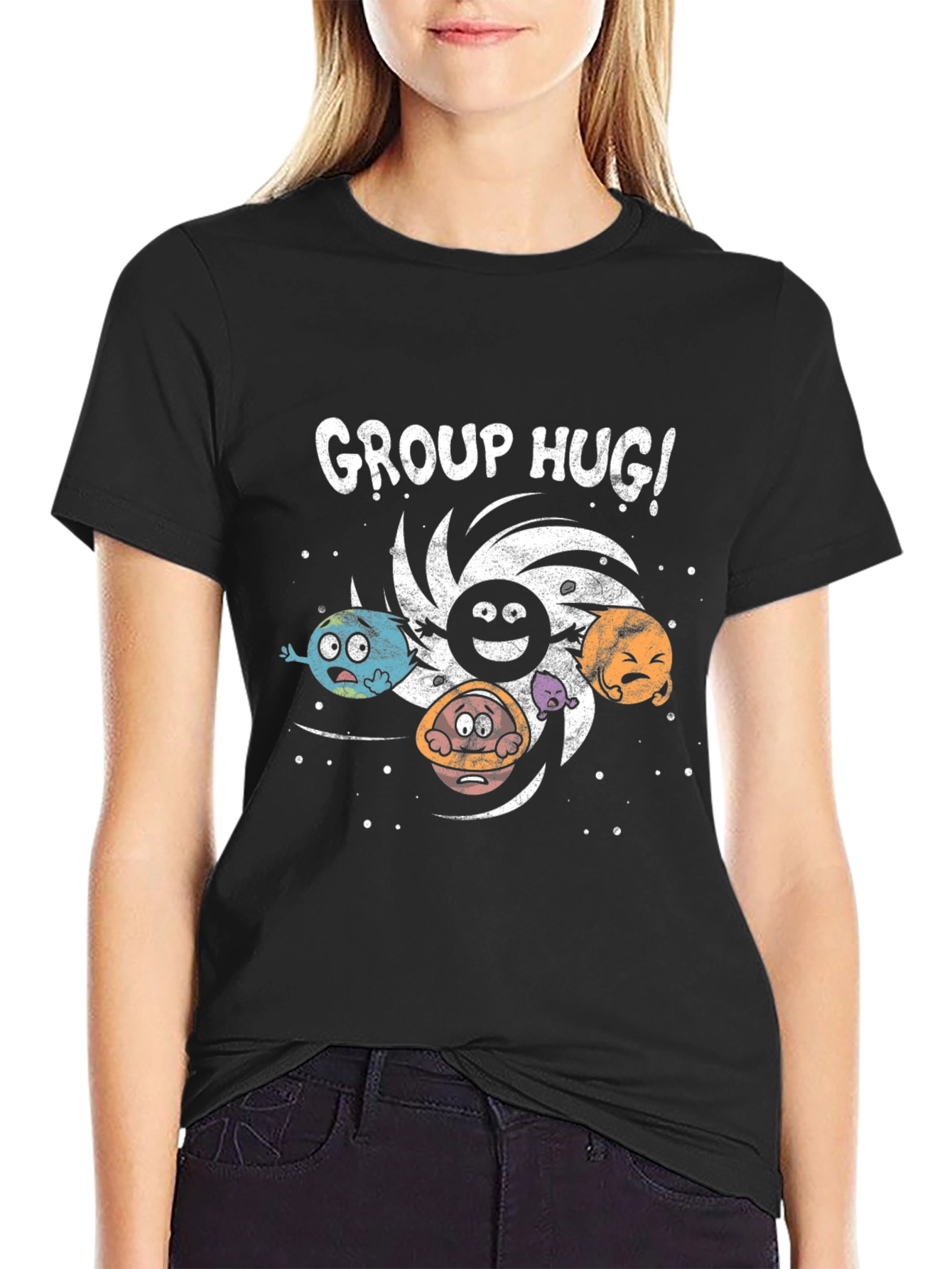 Group Hug Black T-Shirt