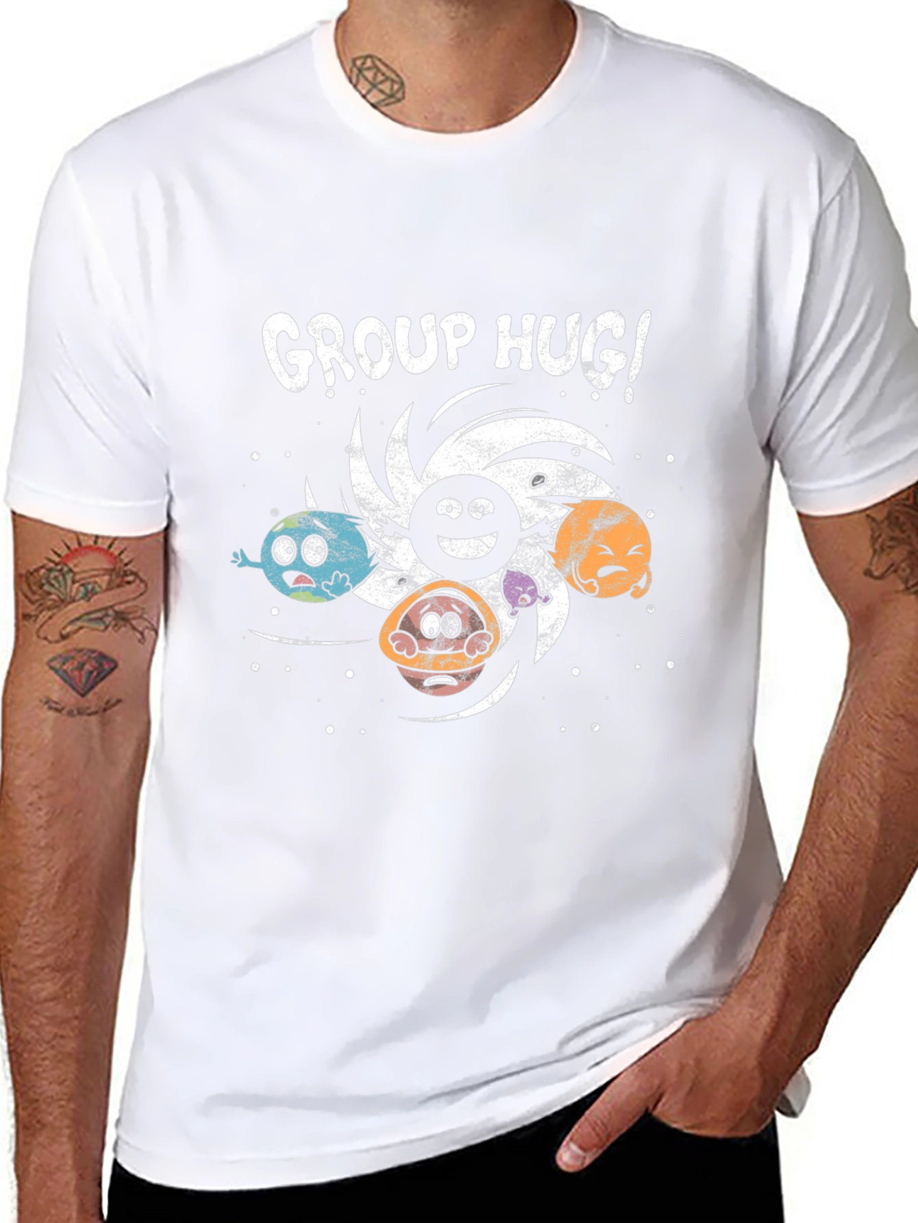 Group Hug Black T-Shirt